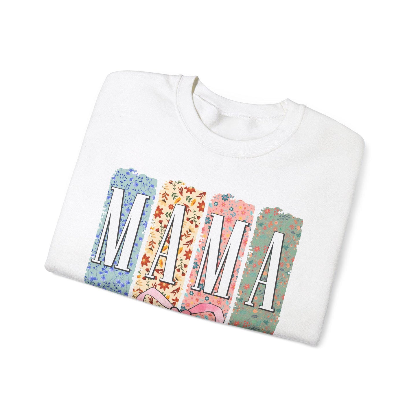Floral Mama Sweatshirt Cozy Gift for Moms Mother39s Day Family Gatherings Spring Fashion Everyday Wear or Leisure Sweatshirt – Cozy Vibes · Perfect For Daily Wear