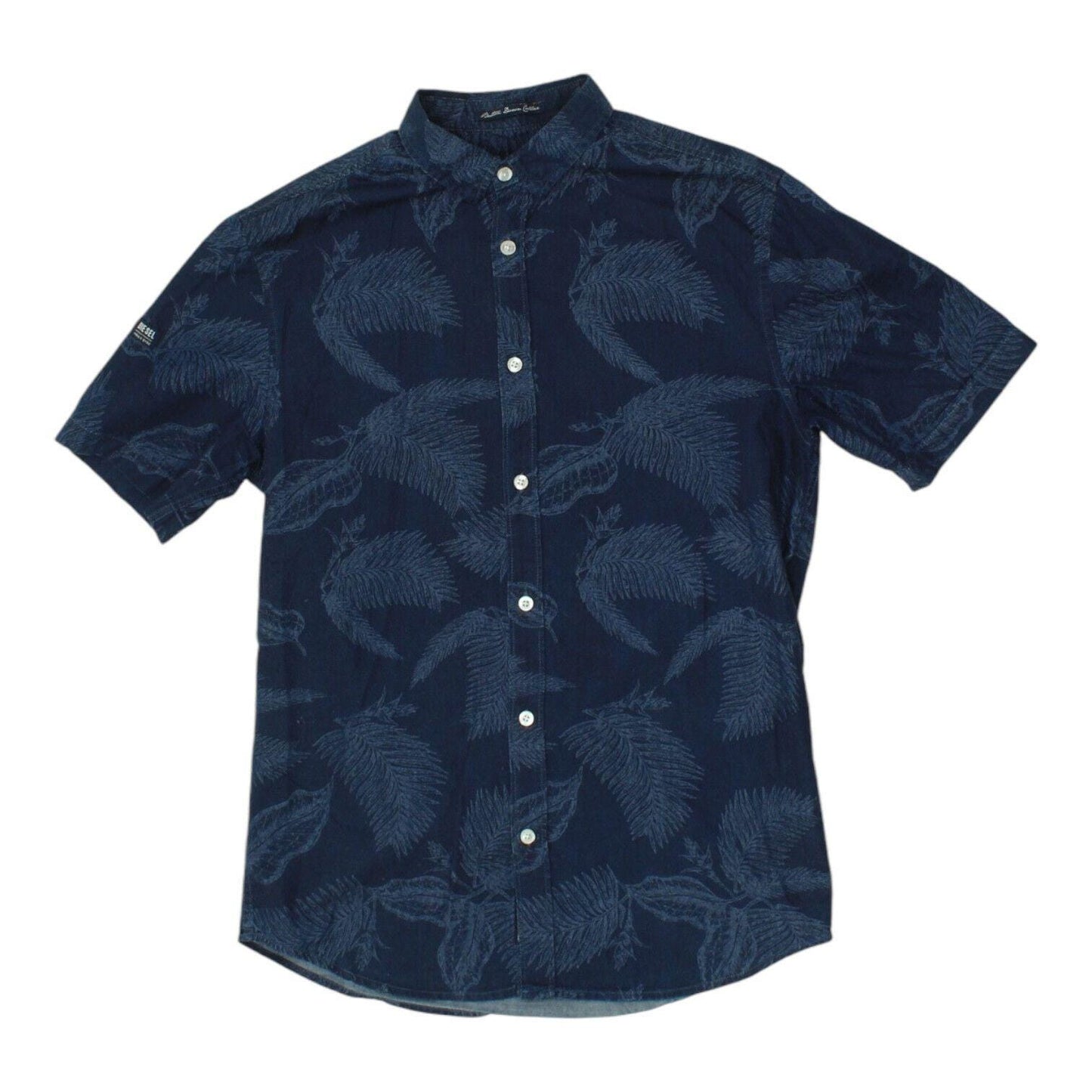 Diesel Blue Casual Shirt Mens Short Sleeve Button Up Designer Collar Hawaiian Graphic Tee – Premium Graphic · Trending Graphic Apparel