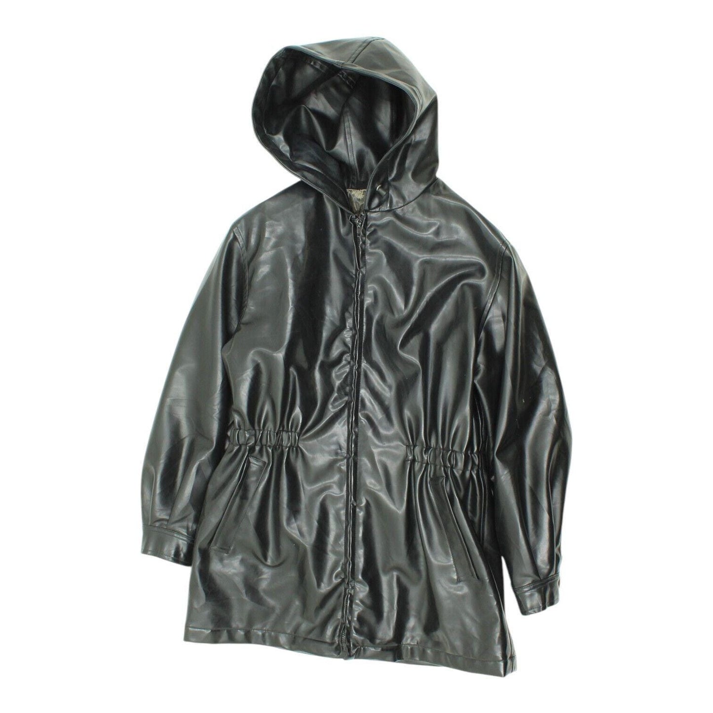 Superga Womens Black Coat Vintage Designer Hooded Rain Jacket Full Zip Graphic Tee – Soft Feel · Great Gift For Fans