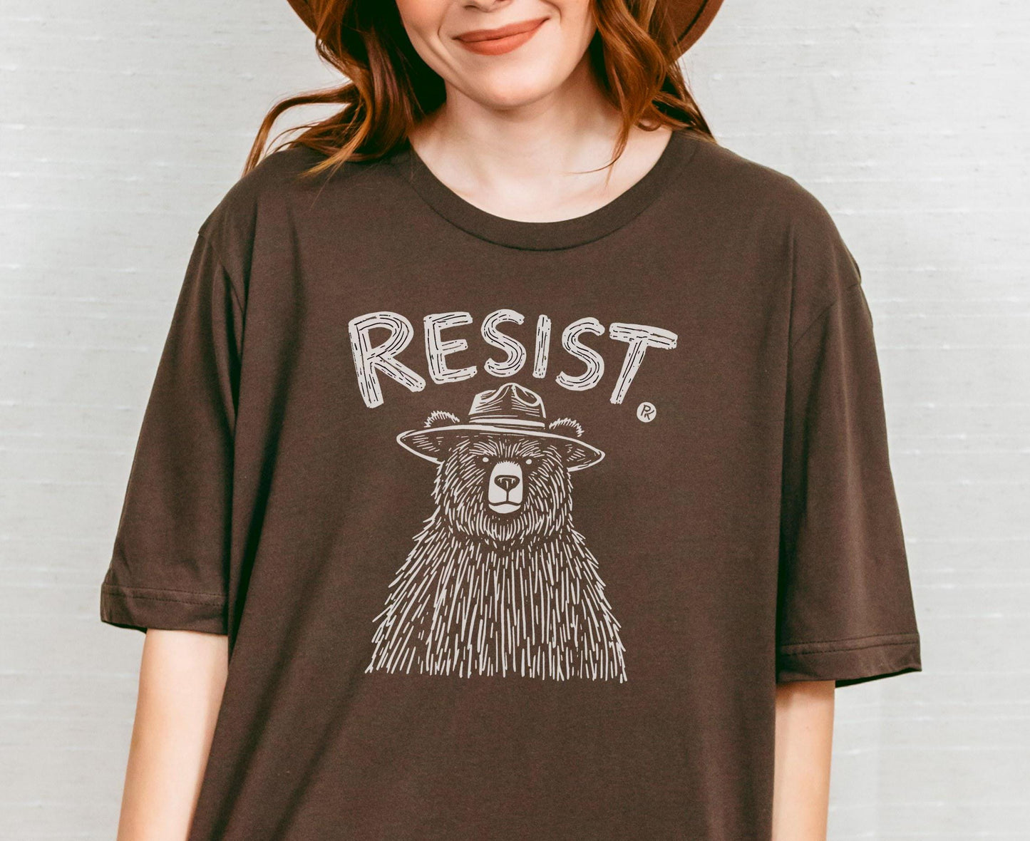 RESIST Shirt National Park Shirt to Protect Our National Parks T Shirt Bear Resist Shirt Environmental Activism Protest Tee Graphic Tee – Everyday Comfort · Great Gift For Fans