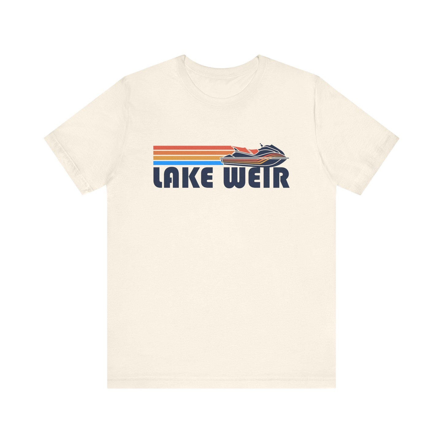Lake Weir Florida T Shirt Retro Jetski PWC Graphic Tee Graphic Tee – Feel-Good Design · Great Gift For Fans