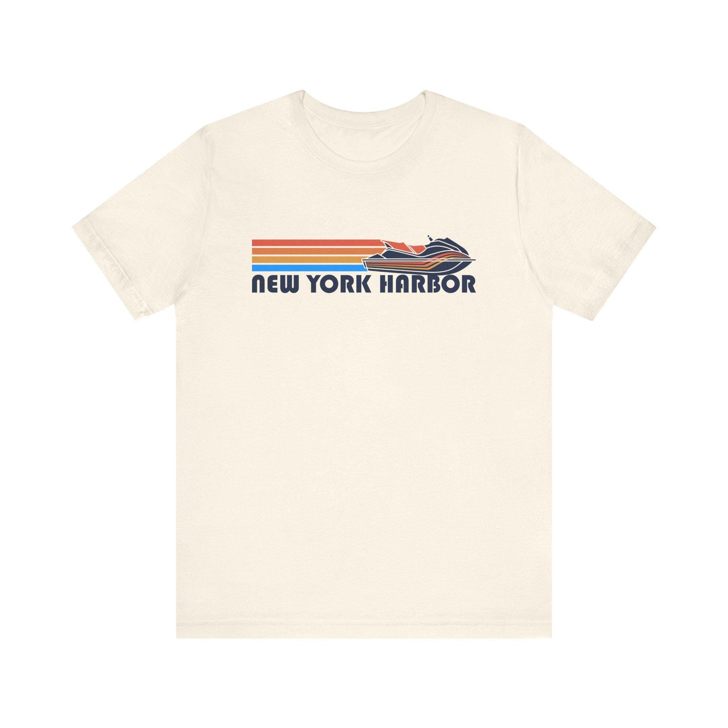 New York Harbor T Shirt Retro Jetski PWC Graphic New York Harbor Tee Graphic Tee – Everyday Comfort · Great Gift For Fans