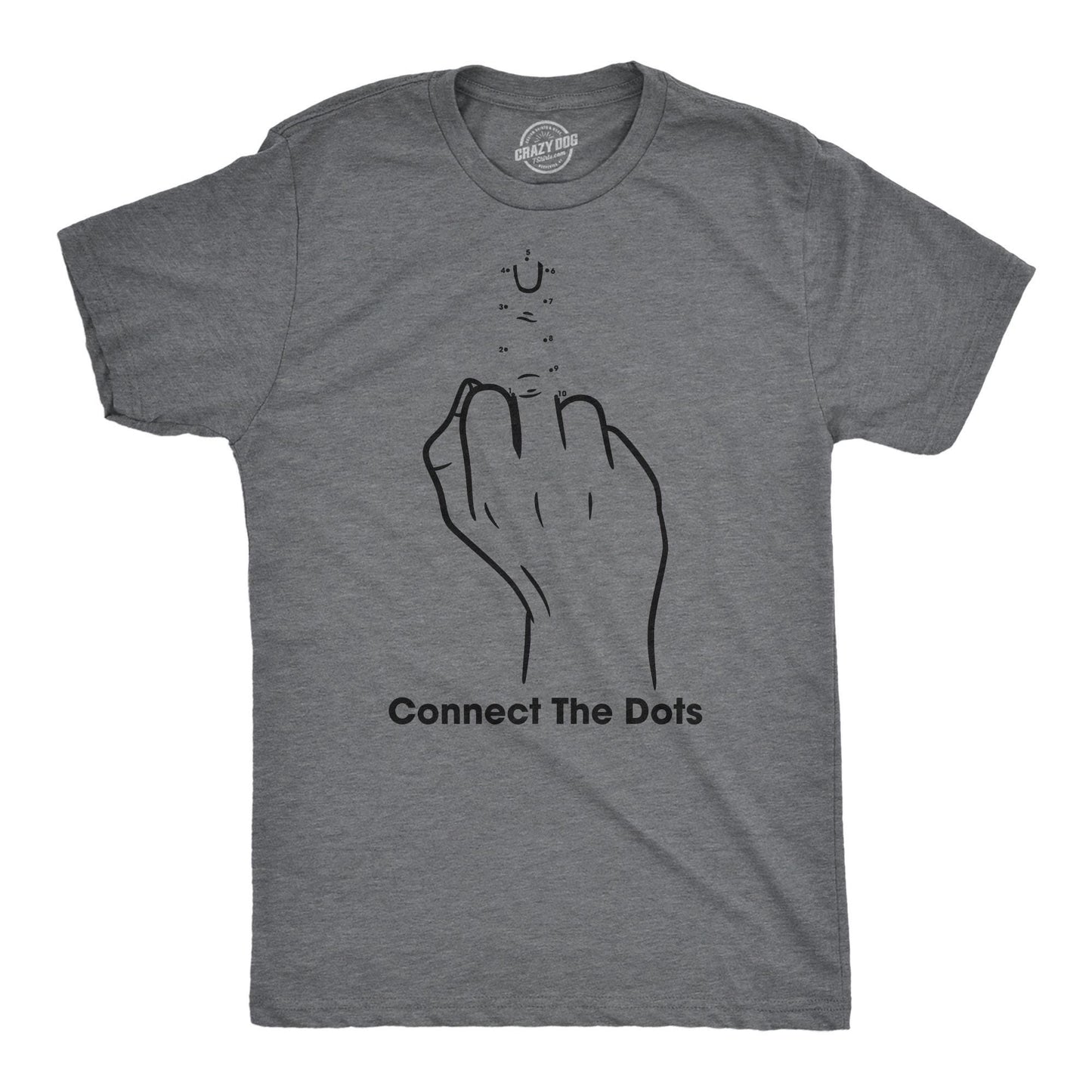 Connect The Dots Middle Finger Fuck Off Shirt Leave Me Alone Funny Mens Shirt Offensive Shirt for Men Mens Graphic Shirt Funny Shirts Graphic Tee – Bold Style · High-Quality Print