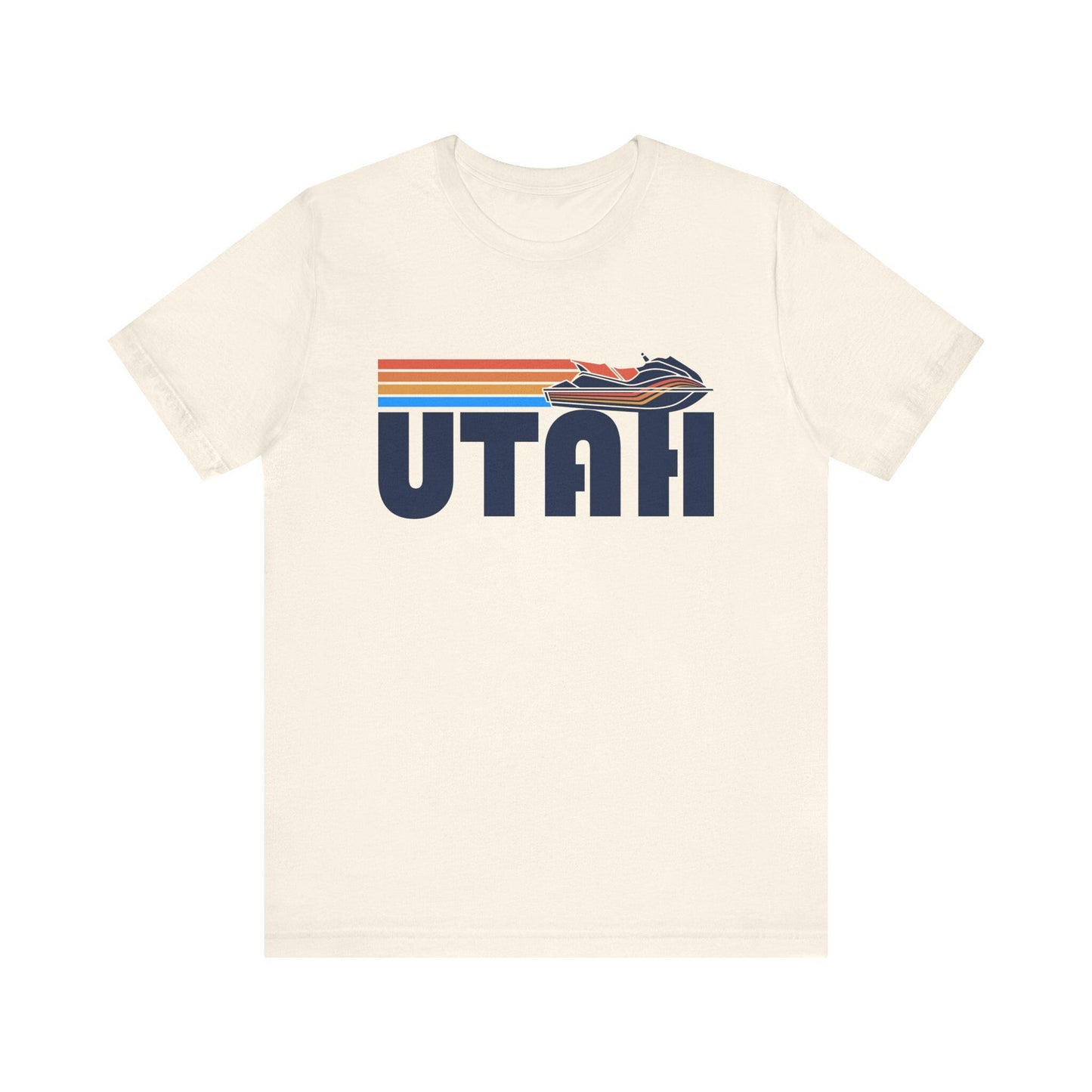 Utah T Shirt Retro Jetski PWC Graphic Utah Tee Graphic Tee – Feel-Good Design · Great Gift For Fans