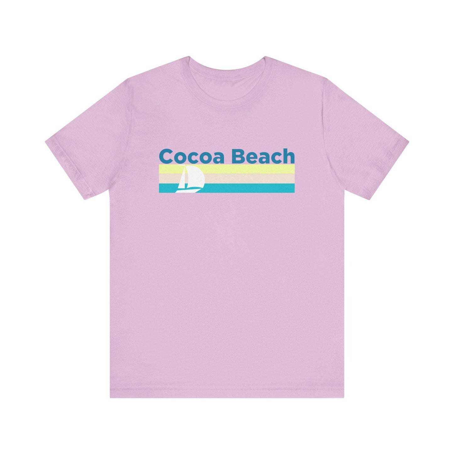 Cocoa Beach Florida T Shirt Sailboat Graphic Tee Graphic Tee – Feel-Good Design · High-Quality Print