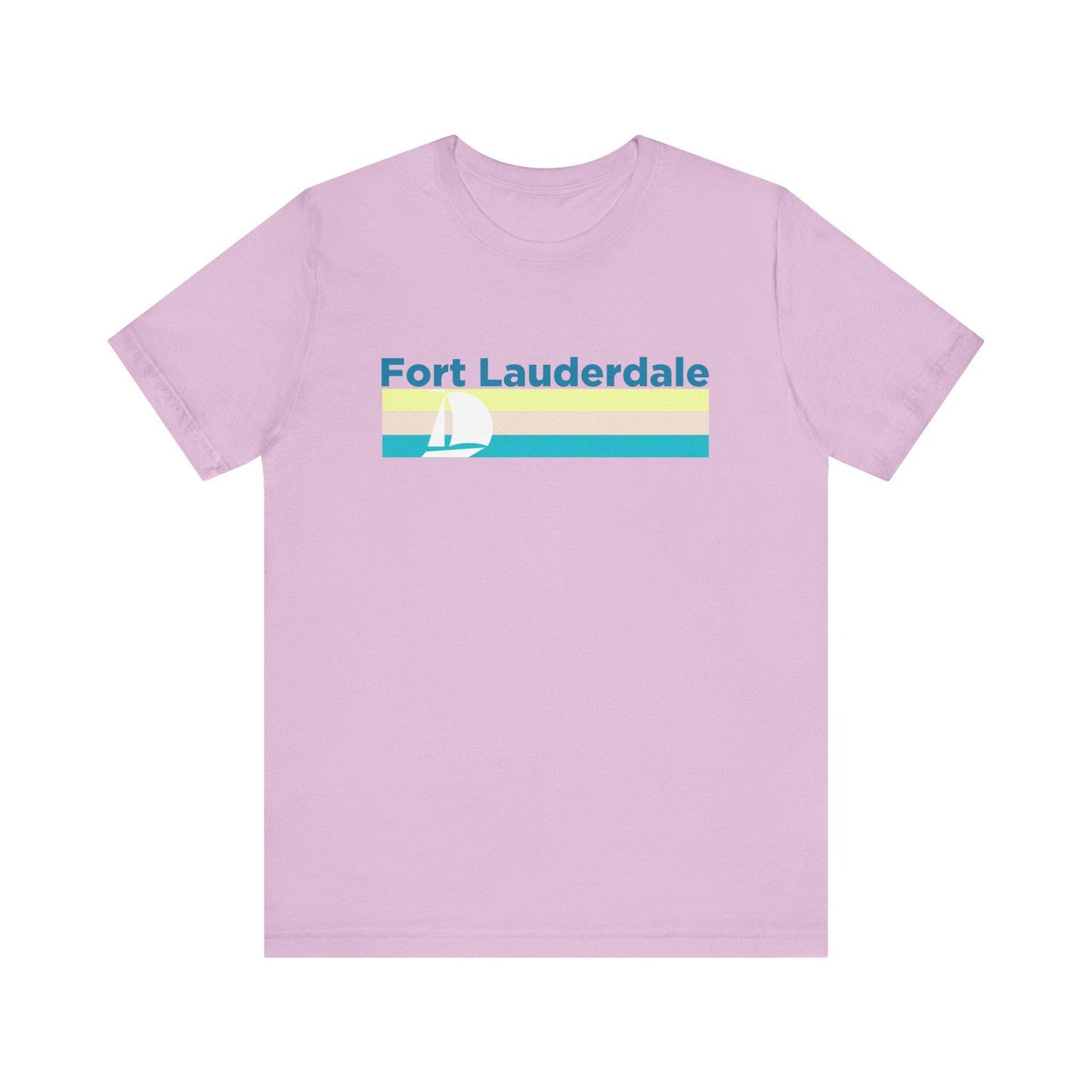 Fort Lauderdale Florida T Shirt Sailboat Graphic Tee Graphic Tee – Fan Favorite · Perfect For Daily Wear