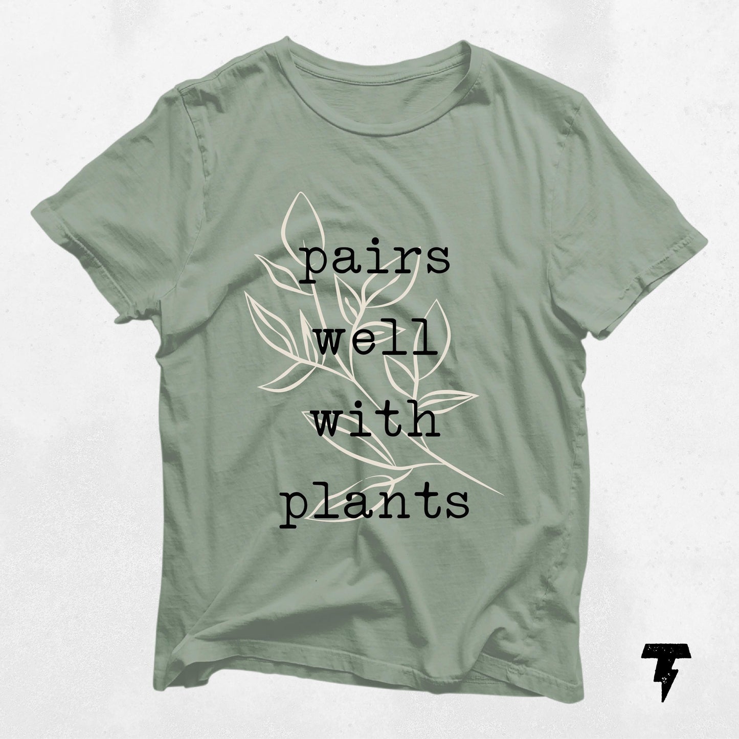 Pairs Well With Plants Shirt Funny Gift for Plant Lovers Gardeners Cute Gardening Tee Graphic Tee – Premium Graphic · Trending Graphic Apparel