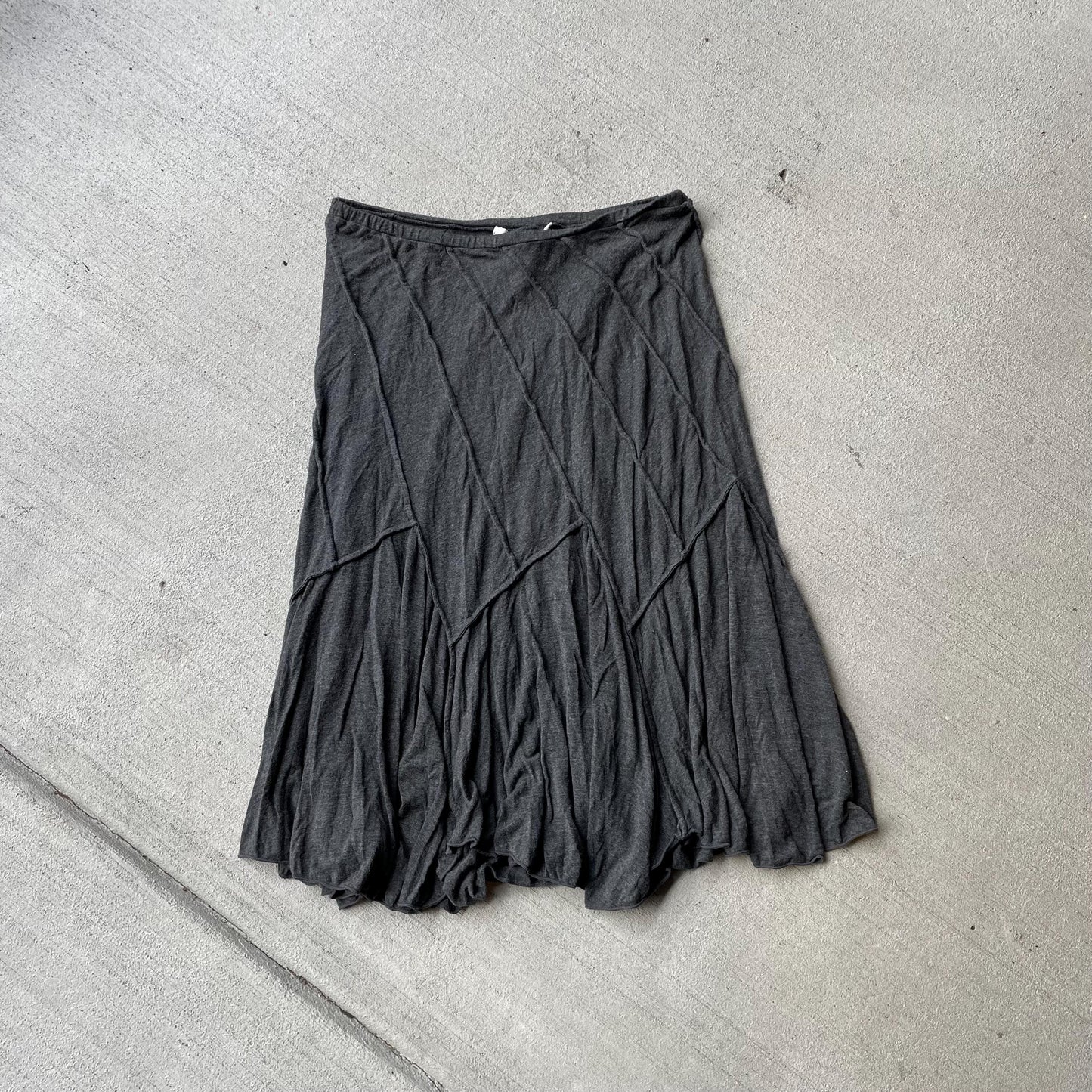 y2k grey soft asymmetrical flowy midi skirt size m Graphic Tee – Everyday Comfort · High-Quality Print