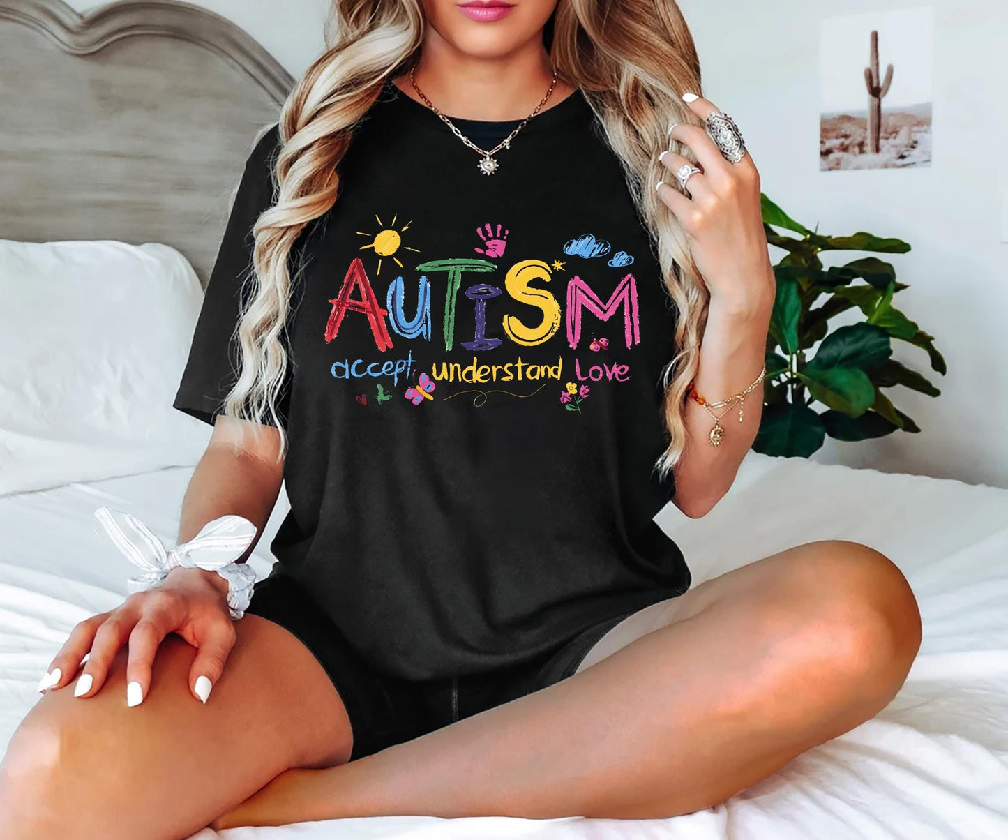 Autism Awareness Accept Understand Love Shirt Brushstroke Autism Support Tee Advocate Shirt for Autism Month Inclusion Gift T Shirt Graphic Tee – Soft Feel · Top Pick For Any Outfit