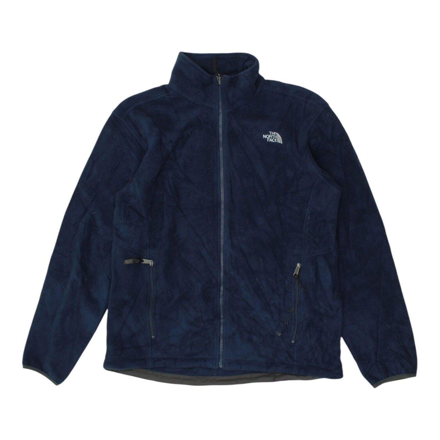 The North Face Fleece Mens Navy Blue Outdoors Designer Full Zip Jacket Graphic Tee – Everyday Comfort · High-Quality Print