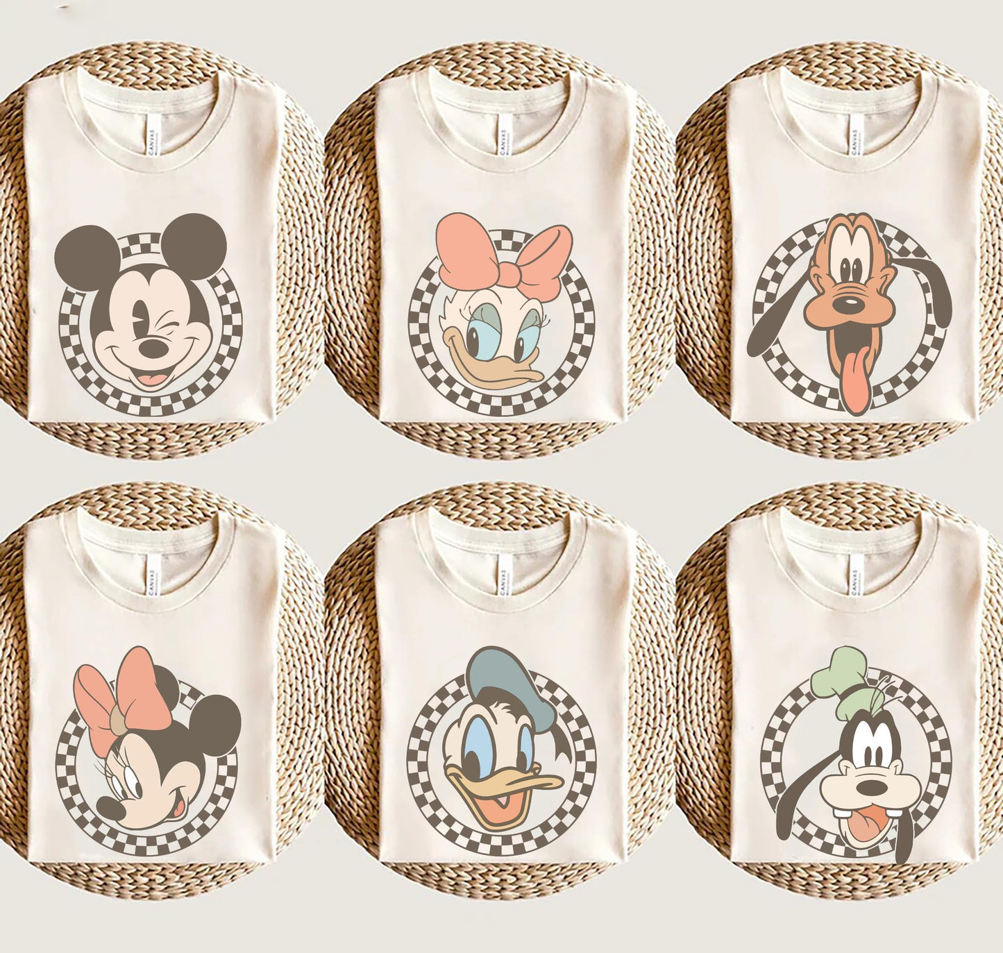 Retro Mickey Minnie Shirts Retro Disney Trip Shirt Retro Mickey and Friends Shirt Checkered Mickey Shirt Disney Family Vacation Shirt Graphic Tee – Easygoing Wear · Trending Graphic Apparel