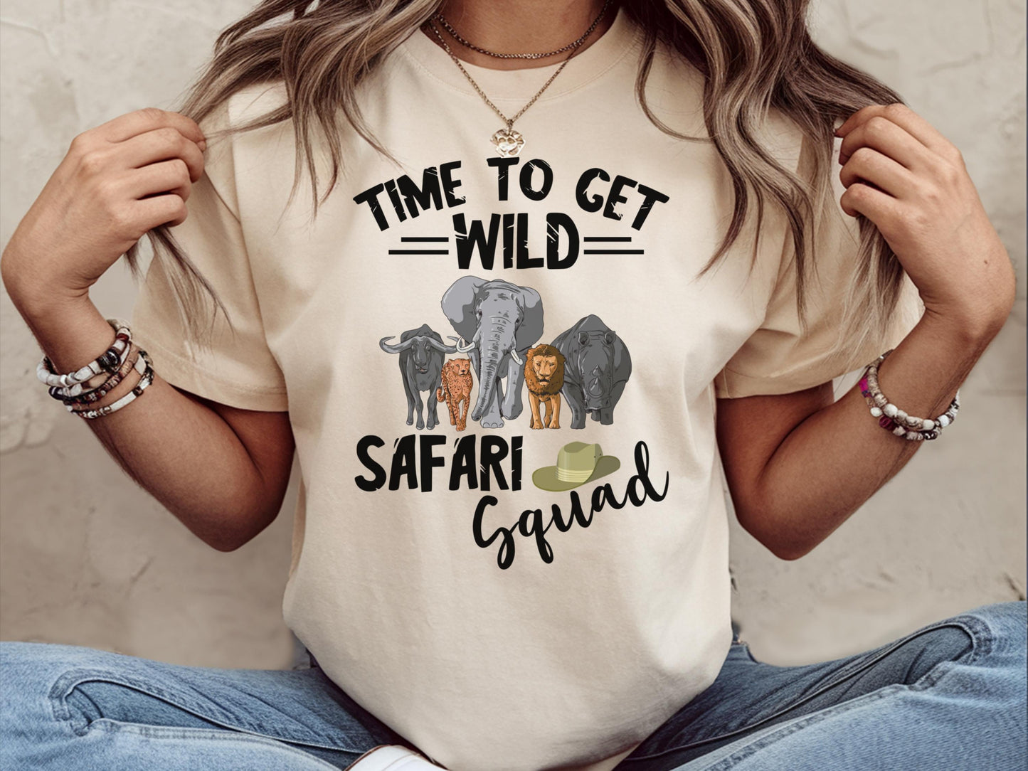 Time To Get Wild Shirt African Shirts Safari Squad Safari Tour Shirt Safari Squad Shirt Safari Birthday Trip Tee Wild Zoo Shirt Graphic Tee – Soft Feel · High-Quality Print