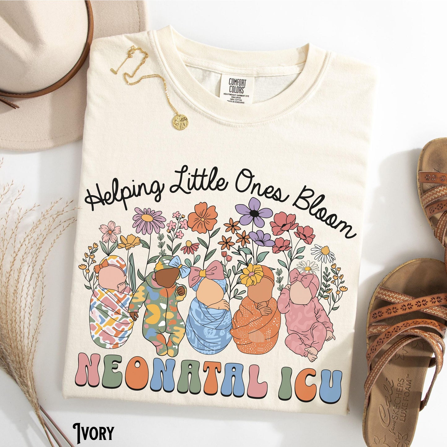 NICU Nurse Shirt Neonatal Intensive Care Unit Tee Neonatal ICU Retro Flower Floral Graduation Gift for NICU Nurse Graphic Tee – Cozy Vibes · Great Gift For Fans
