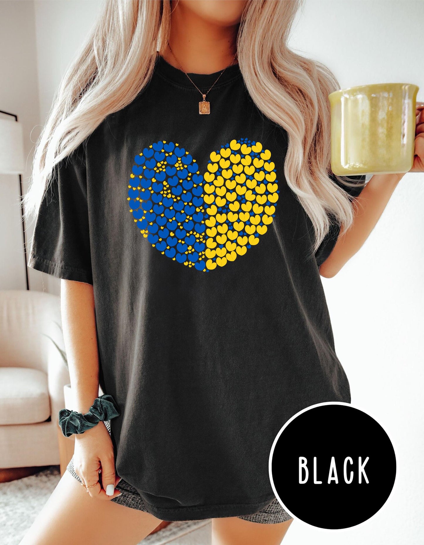 Ukraine Shirt Ukraine Heart T Shirt Support Ukraine Tees I Stand with Ukraine Shirt Anti Trump Shirt Graphic Tee – Soft Feel · Great Gift For Fans