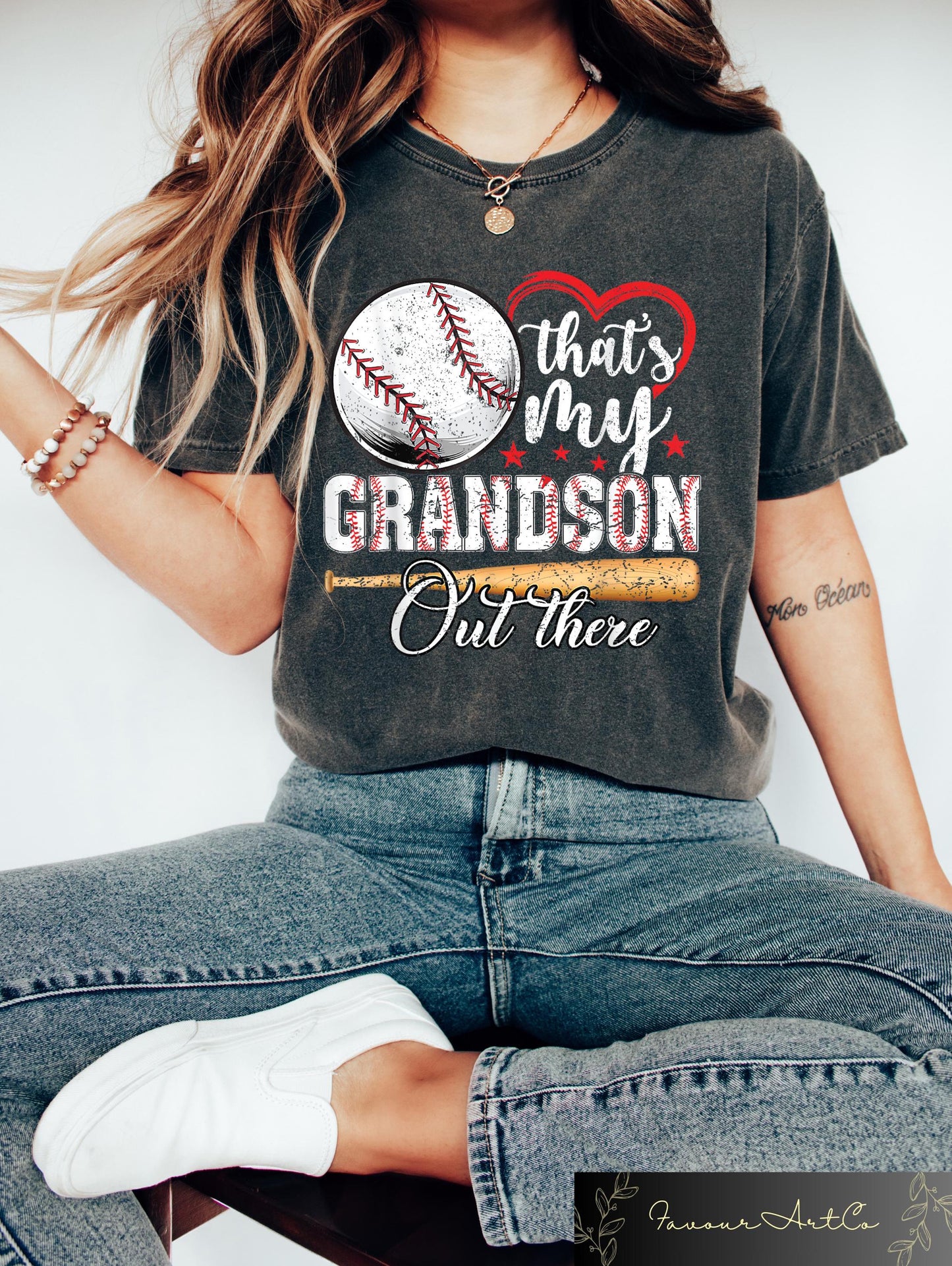 That39s My Grandson Out There T shirt Baseball Lover Shirt Grandmother Sweatshirt Baseball Lover Gift Baseball Fan Tee Grandma Crewneck Sweatshirt – Premium Graphic · Top Pick For Any Outfit