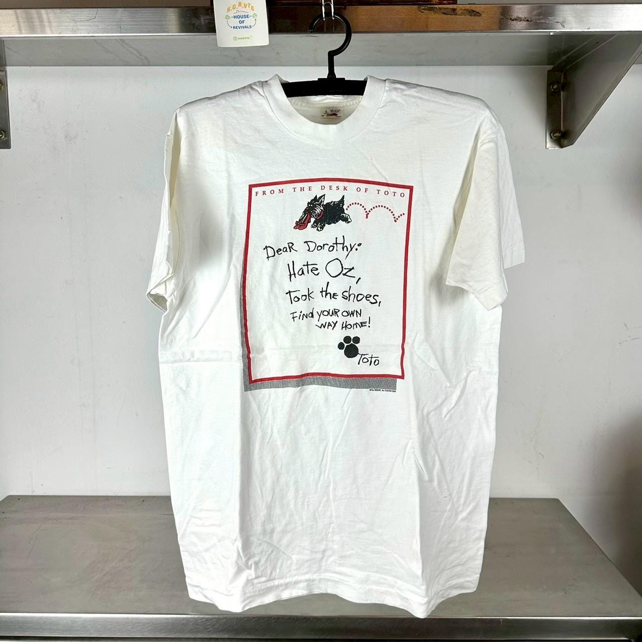 Vintage 90s The Wizard of Oz From the Desk of Toto Letter T shirt Vintage The Wizard of Oz tshirts Vintage Movie Tshirt Graphic Tee – Premium Graphic · Great Gift For Fans