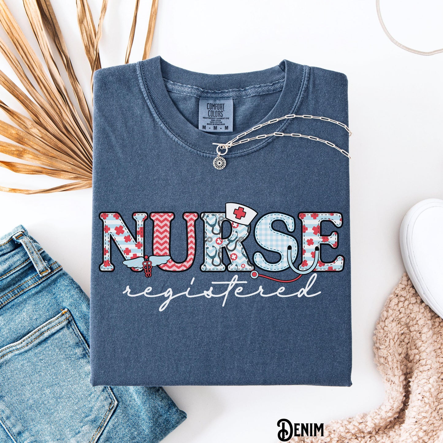 Registered Nurse Shirt Cute RN Tee Trendy Stethoscope T Shirt RN Nursing Nurse Life Graduation RN Appreciation Gift Graphic Tee – Bold Style · Trending Graphic Apparel