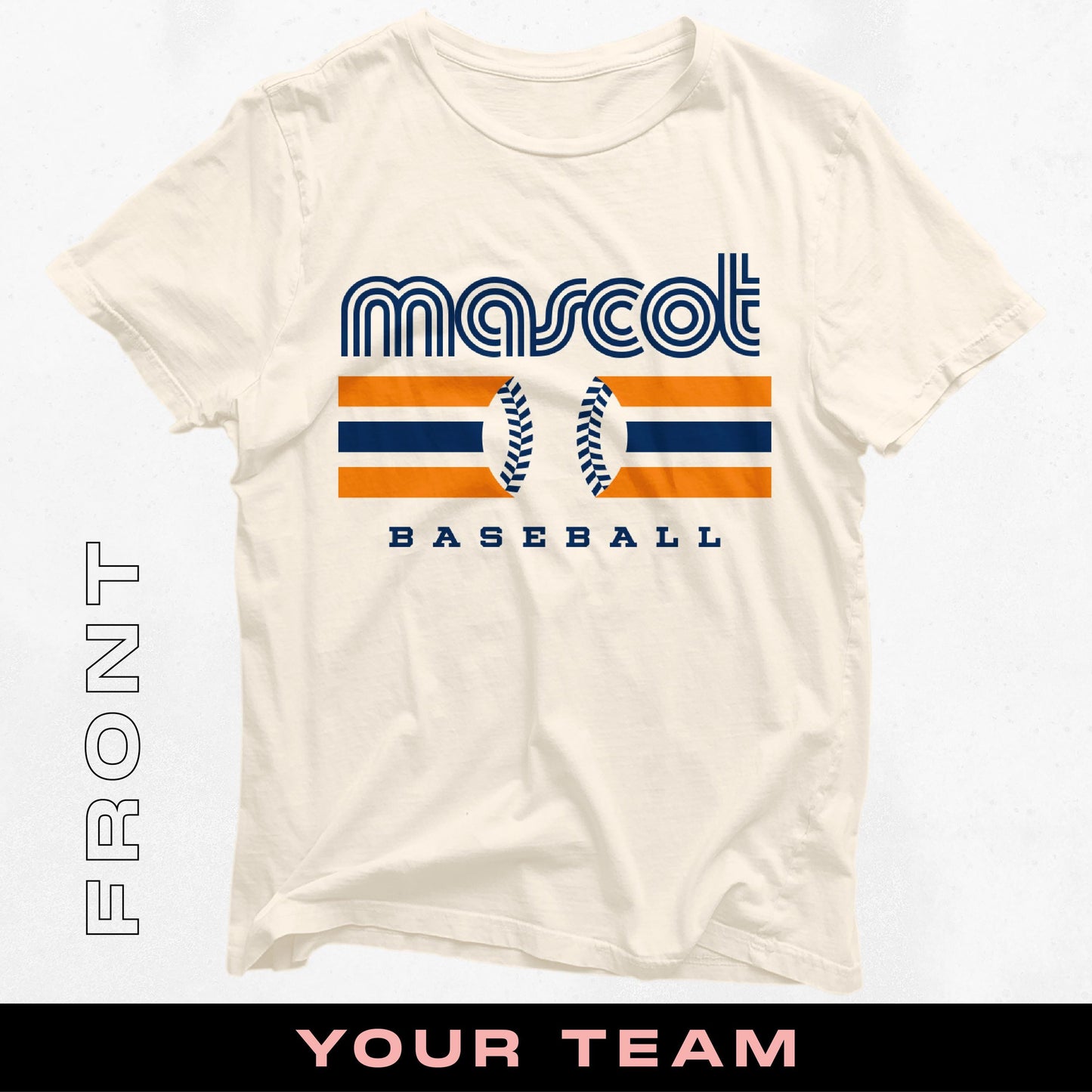 Vintage Inspired Baseball Team Shirt Personalized Team Name Number Player Name Tee Sports Fan Gift Custom Graphic Tee – Soft Feel · High-Quality Print