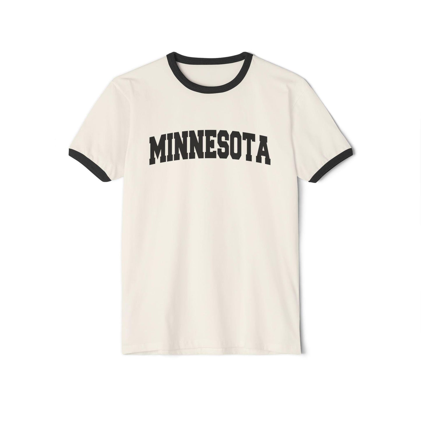 Minnesota Cotton Ringer Graphic Tee Unisex Minnesota T Shirt Vintage Style Tee Men39sWomen39s Tee Collegiate Style Graphic Tee – Premium Graphic · Must-Have Style