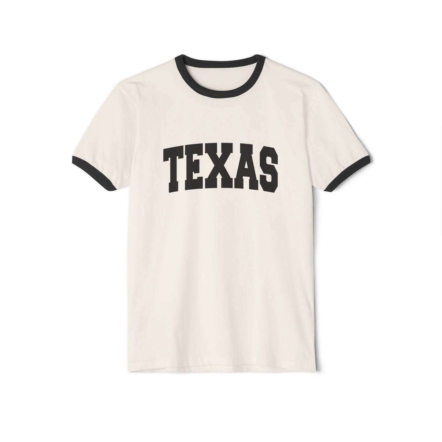 Texas Cotton Ringer Graphic Tee Unisex Texas T Shirt Vintage Style Tee Men39sWomen39s Tee Collegiate Style Graphic Tee – Warm & Stylish · Great Gift For Fans