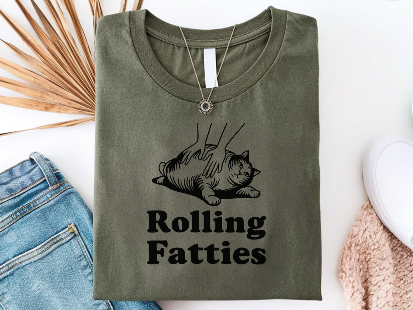 Rolling Fatties Cat TShirt Funny Shirt Cat Cat Lovers Gift Fat Cat Shirt Rolling Fatties Shirt Funny Unhinge Shirt Funny Fat Cat Shirt Graphic Tee – Fan Favorite · High-Quality Print