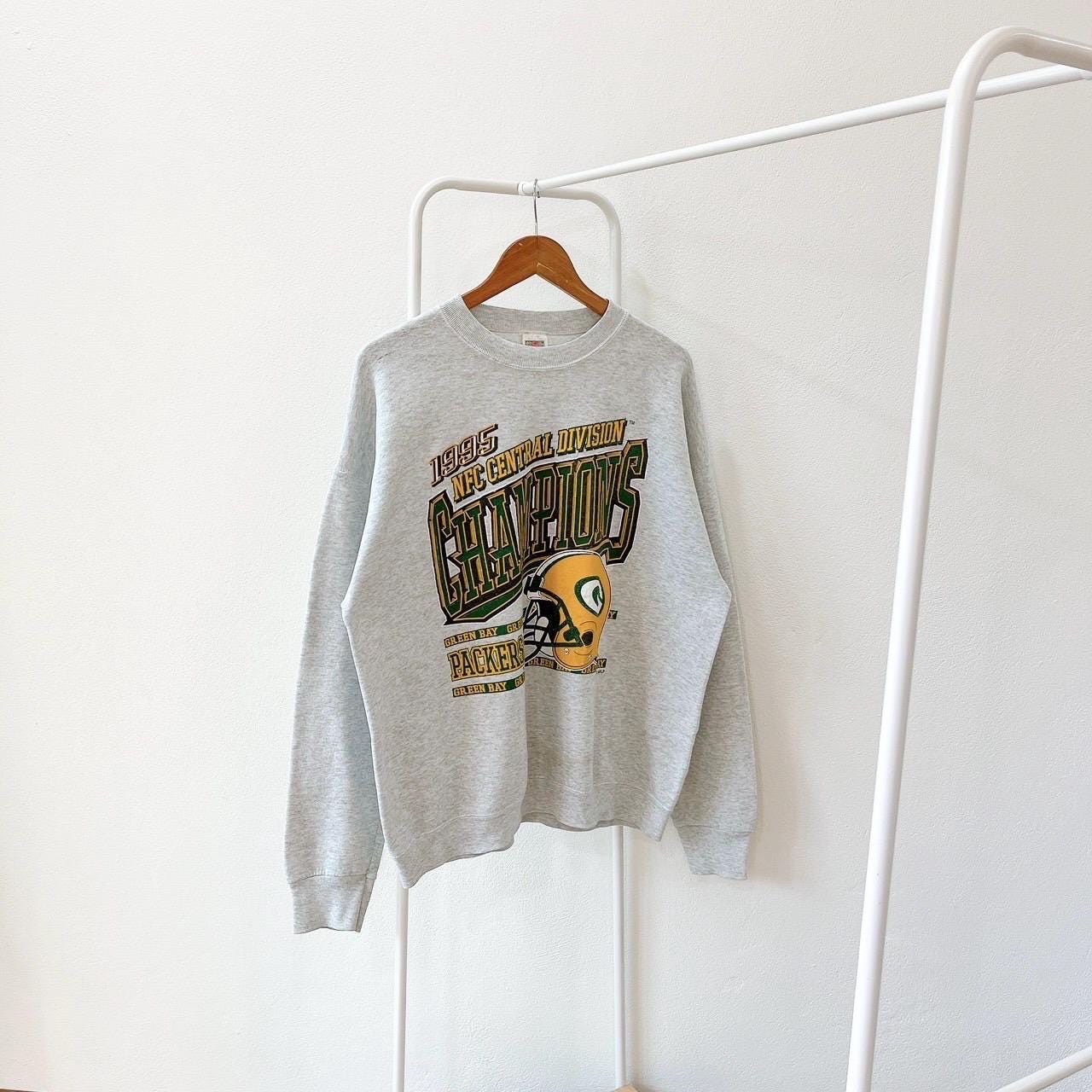 Vintage 90s Green Bay Packers 1995 football vintage Fruit of the loom gray sweatshirt XL Sweatshirt – Fan Favorite · Trending Graphic Apparel