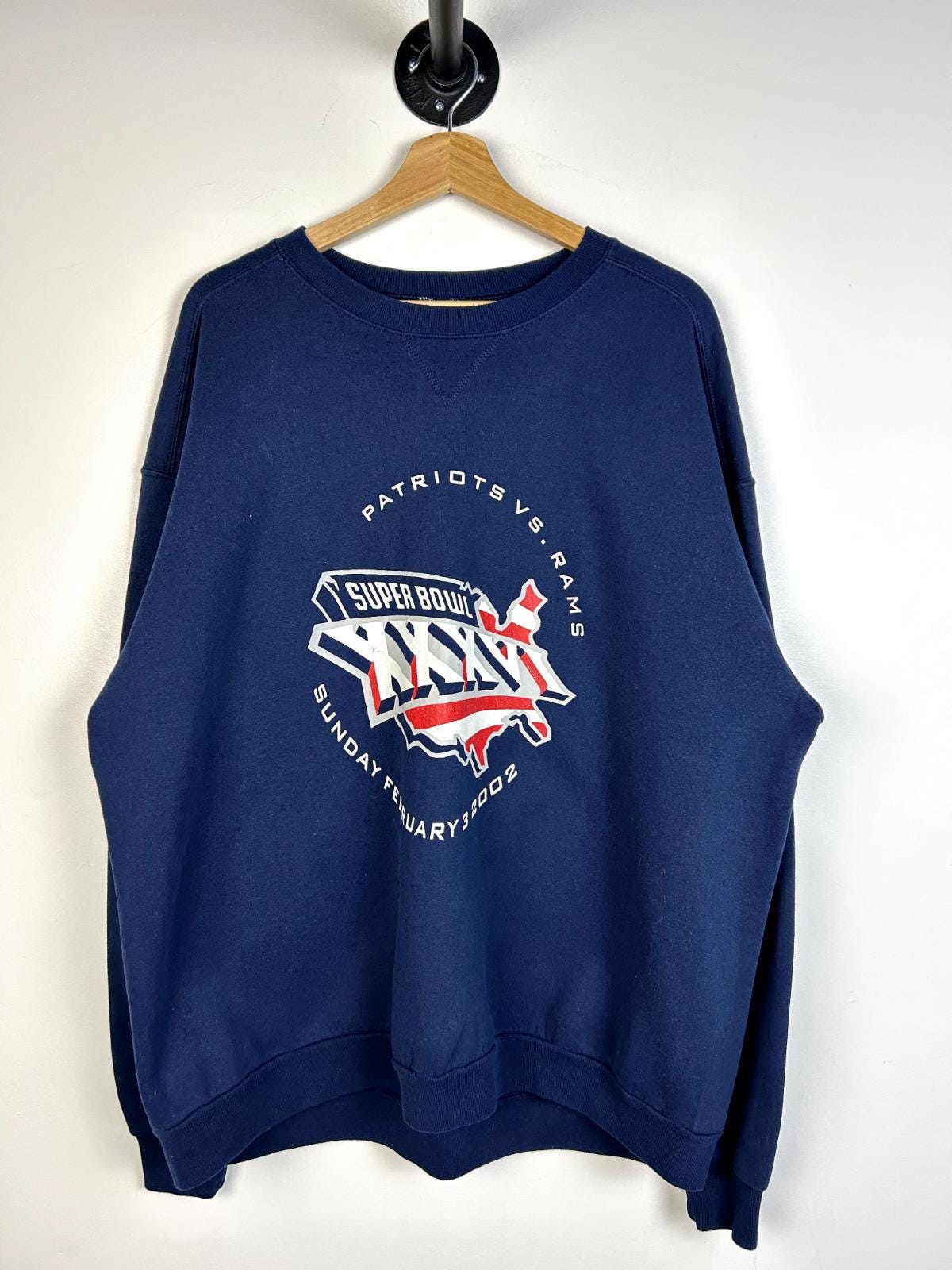 Vintage Y2K NFL Super Bowl Navy Crewneck Size XXL Graphic Tee – Feel-Good Design · Must-Have Style
