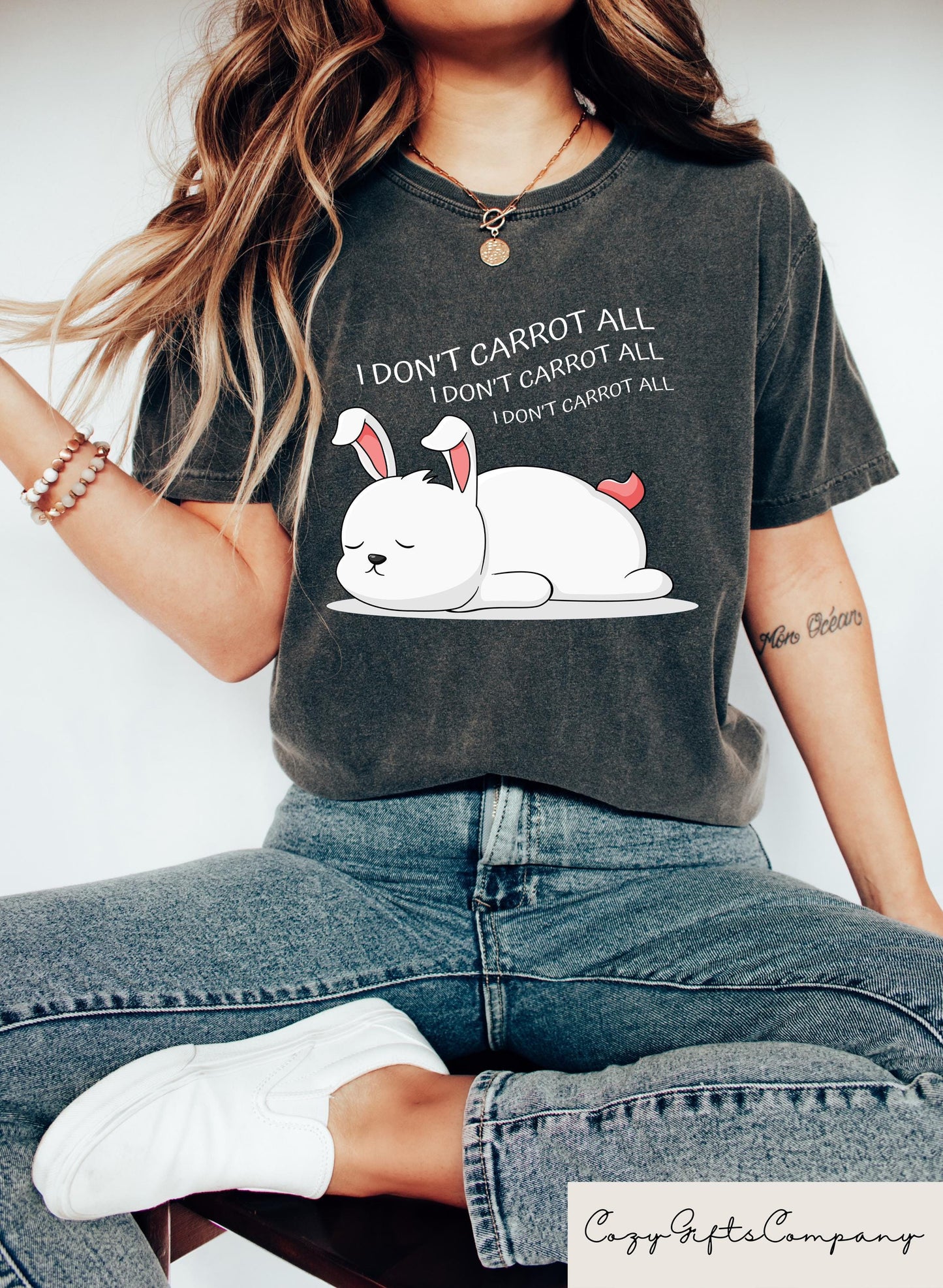 Funny Easter Shirt Sarcastic Bunny T shirt Cute Easter Rabbit Shirt I Don39t Carrot All Tee Easter Matching Gift Women39s Easter Outfit Graphic Tee – Premium Graphic · Perfect For Daily Wear