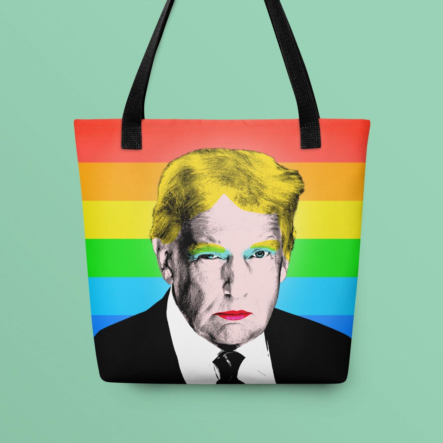 Donald Trump39s Pride Tote bag LGBTQ Rainbow Pride Bag LGBTQ Pride Outfit Rainbow Trump Tote Tote Bag – Premium Graphic · Trending Graphic Apparel