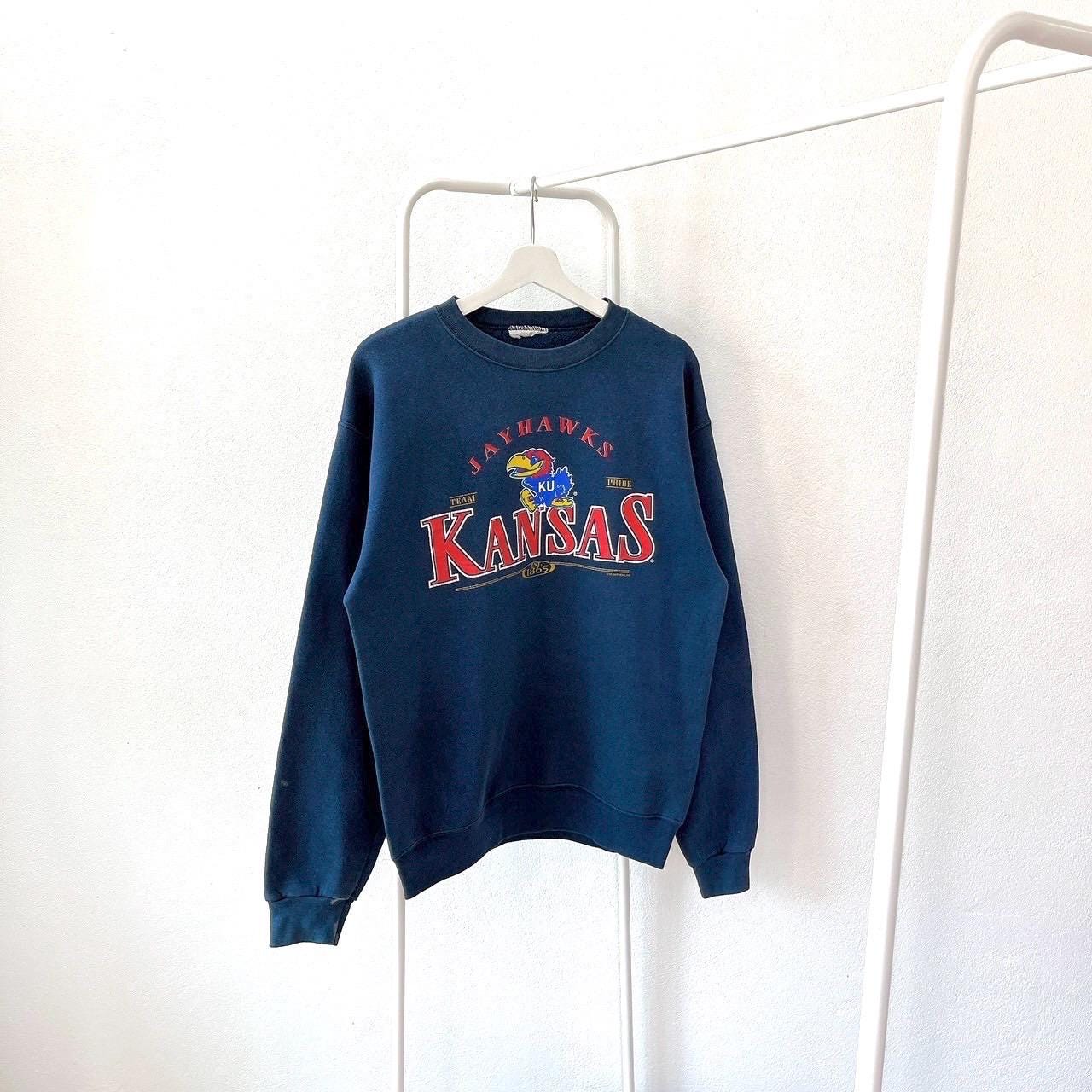 Vintage 00s Kansas Jayhawks NCAA vintage blue sweatshirt M Sweatshirt – Cozy Vibes · Must-Have Style