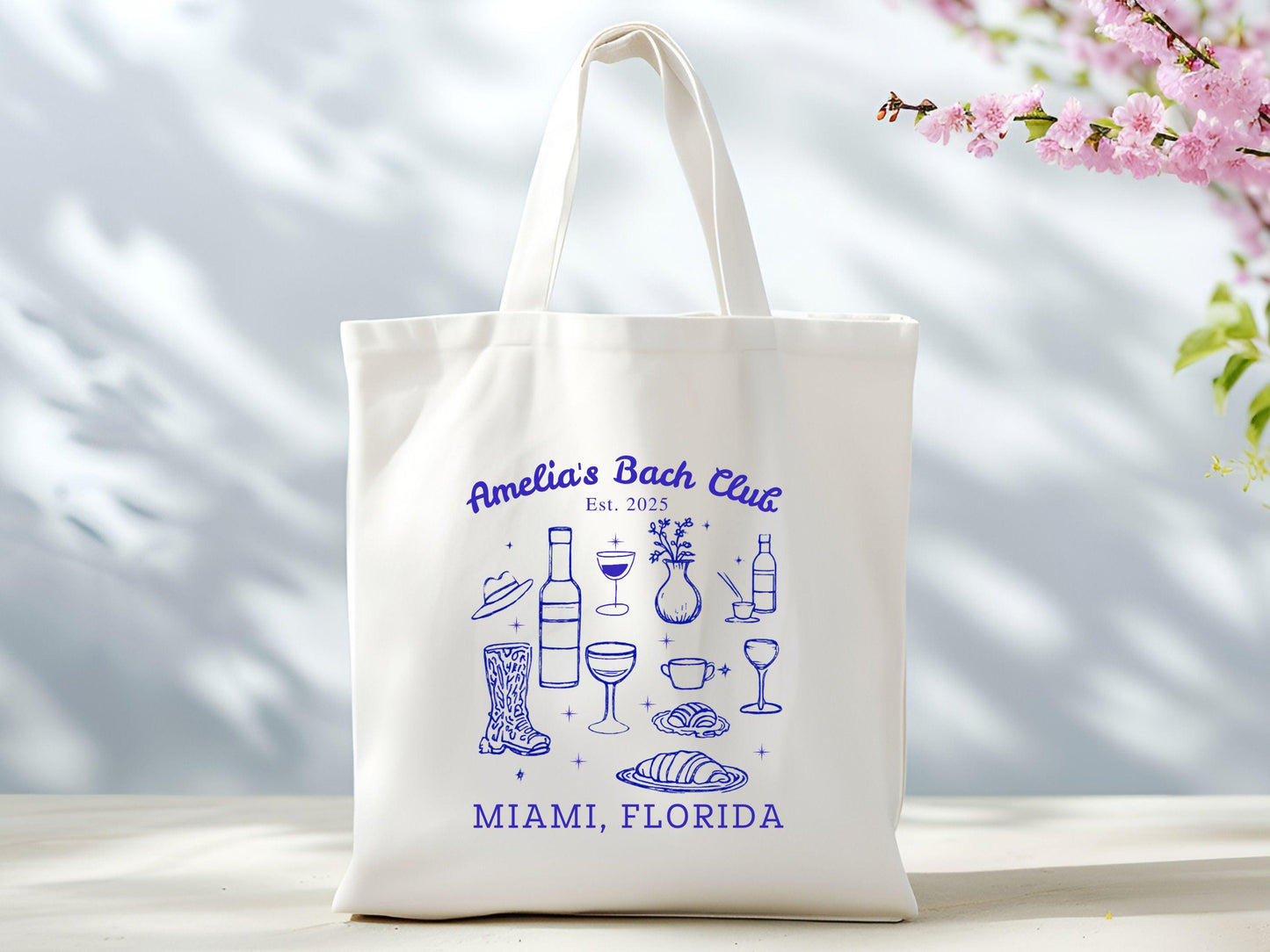 Custom Winery Bachelorette Canvas Bag Western Bridal Shower Bag Cocktail Bachelorette Winery Bridal Shower Gifts Western Bride Tote Bag Tote Bag – Aesthetic Look · Perfect For Daily Wear