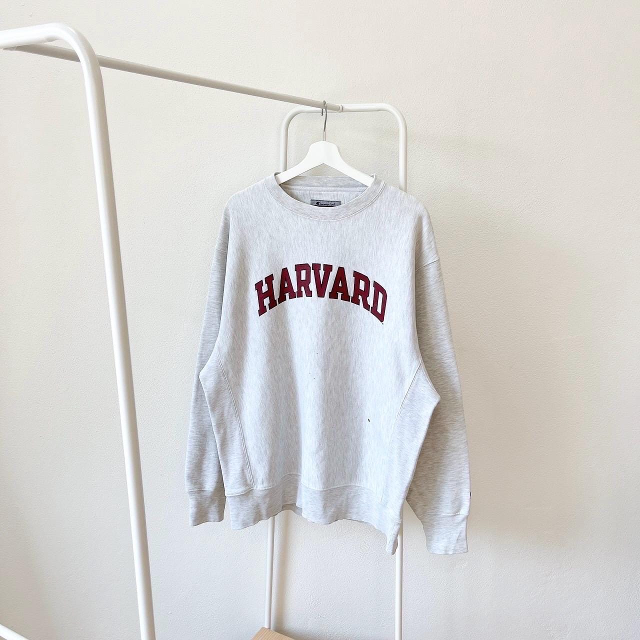 Vintage 00s Harvard University vintage Champion gray sweatshirt L Sweatshirt – Aesthetic Look · Perfect For Daily Wear