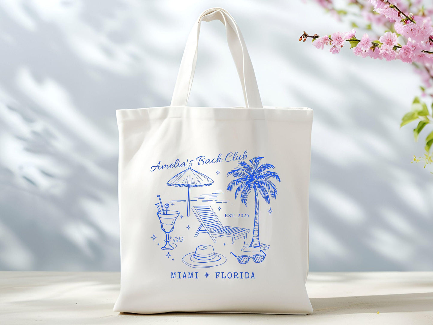 Custom Beach Bachelorette Tote Bag Beach Bride Gift Bride Beach Bag Bridesmaid Beach Tote Bag Bach Club Bachelorette Party Favor Bag Tote Bag – Fan Favorite · Perfect For Daily Wear