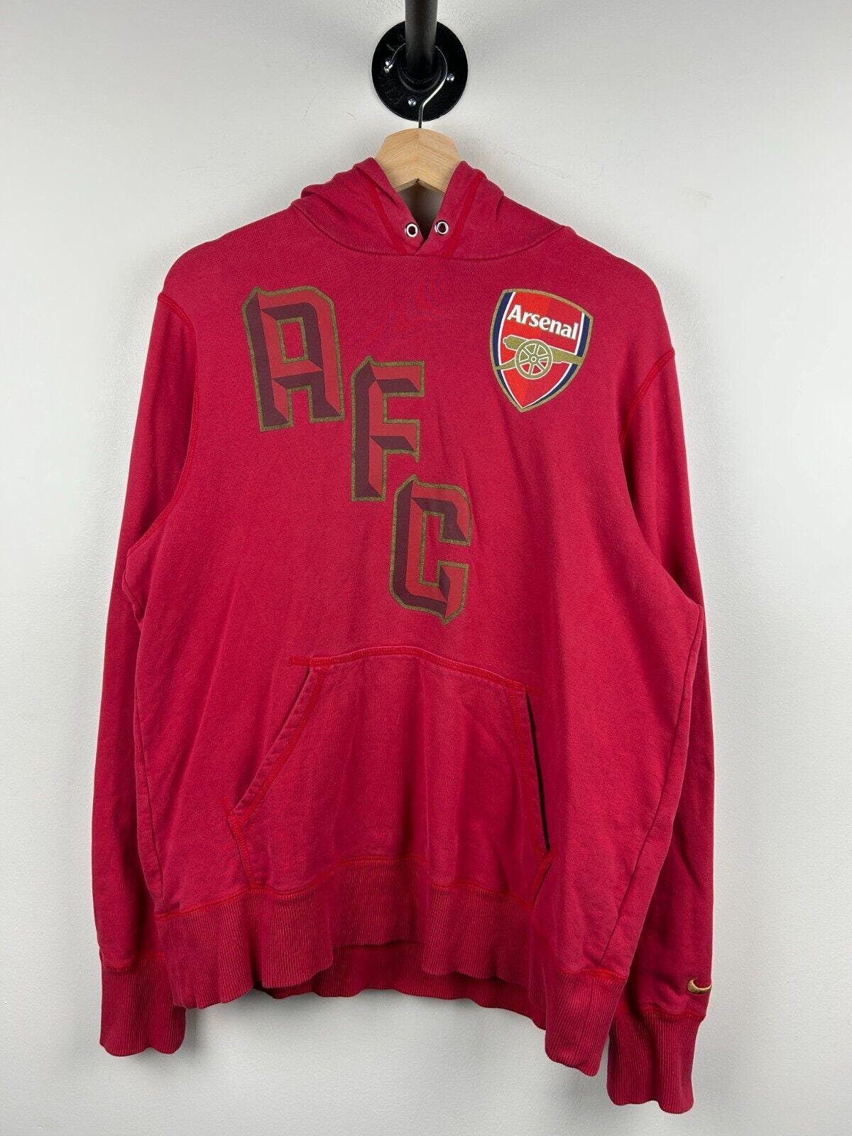 Vintage Nike Arsenal Soccer Red Hoodie Size L Hoodie – Cozy Vibes · Trending Graphic Apparel