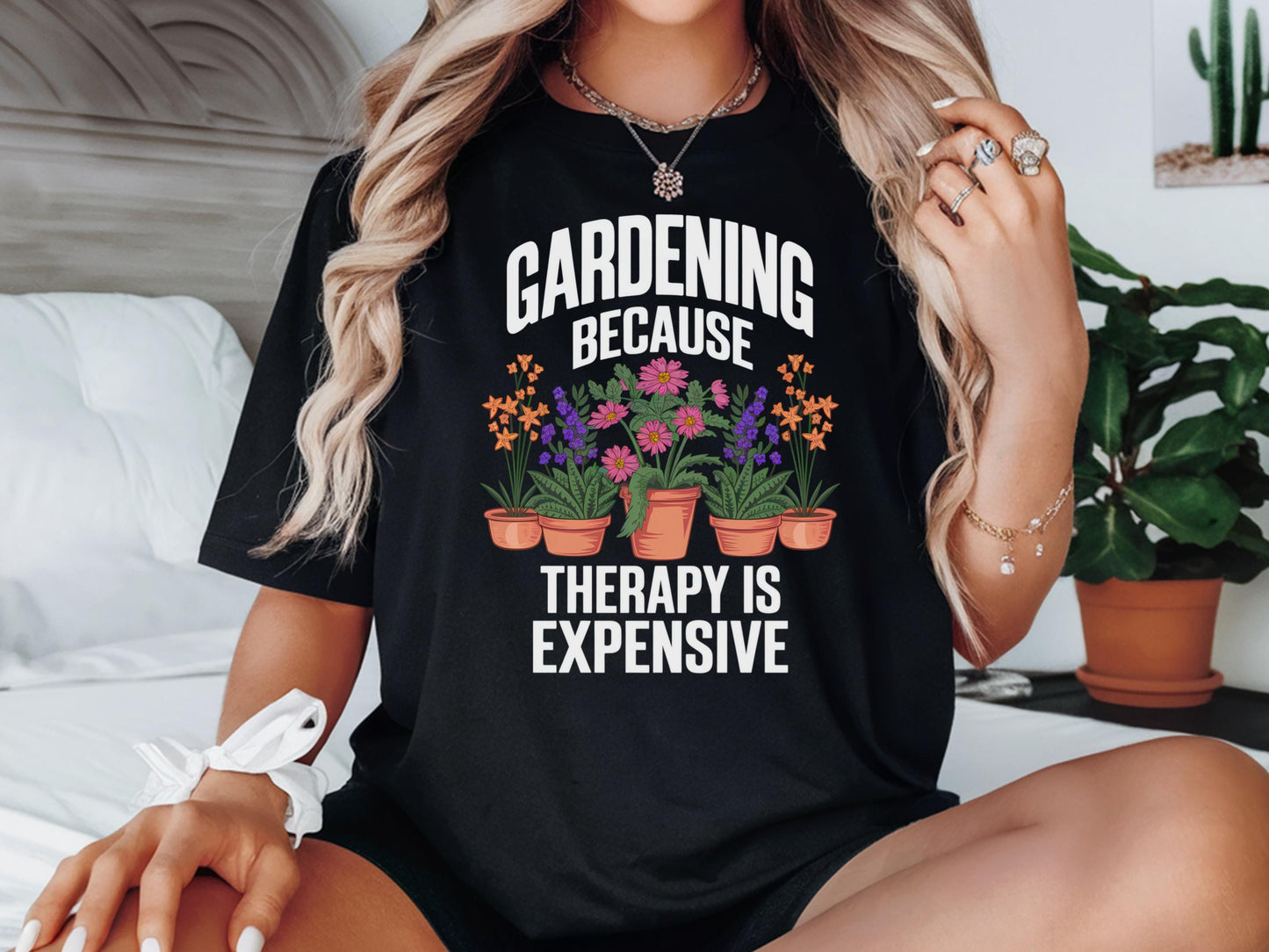 Gardening Therapy Shirt Funny T Shirt For Garden Lovers Gardener Shirt Plant Shirt Plant Lovers Tee Shirts Gift Plant Shirt Graphic Tee – Bold Style · Must-Have Style
