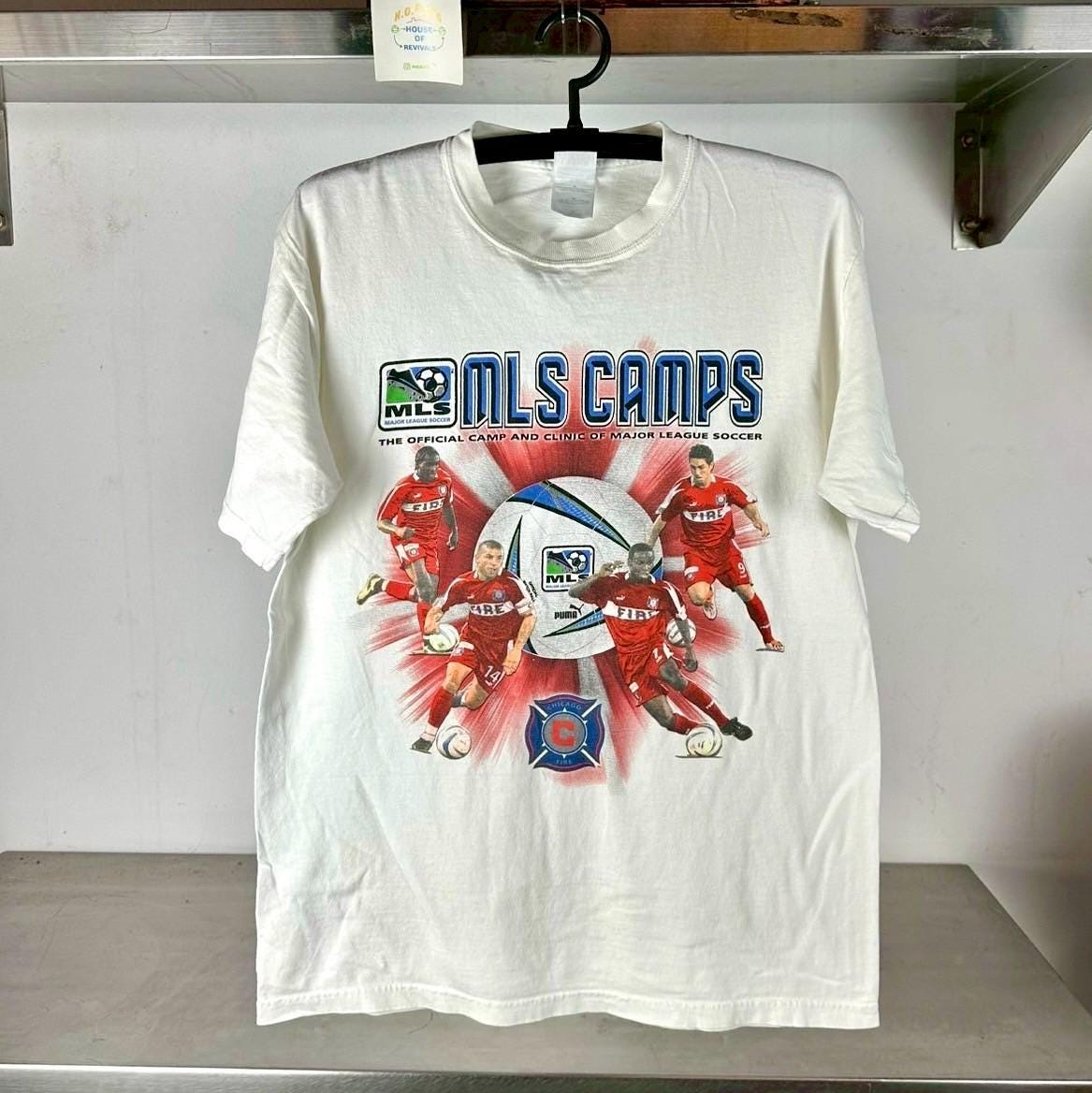 Vintage 2004 Chicago Fire MLS Camps Soccer T shirt Soccer Tshirts Vintage MLs Soccer Tshirt Graphic Tee – Everyday Comfort · Top Pick For Any Outfit
