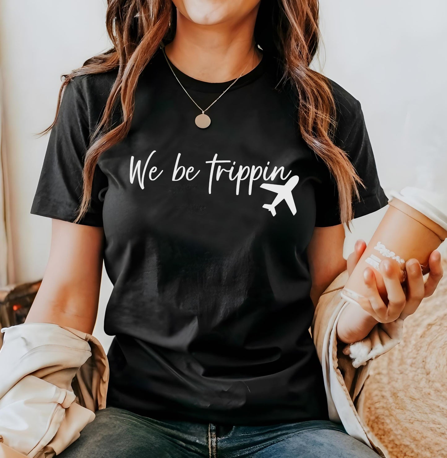 We Be Trippin Shirt Trendy Travel Hoodie Travel Shirt Travel Gift Women39s shirtAdventure ShirtGirls trip shirt airplane trip shirt Hoodie – Fan Favorite · Trending Graphic Apparel