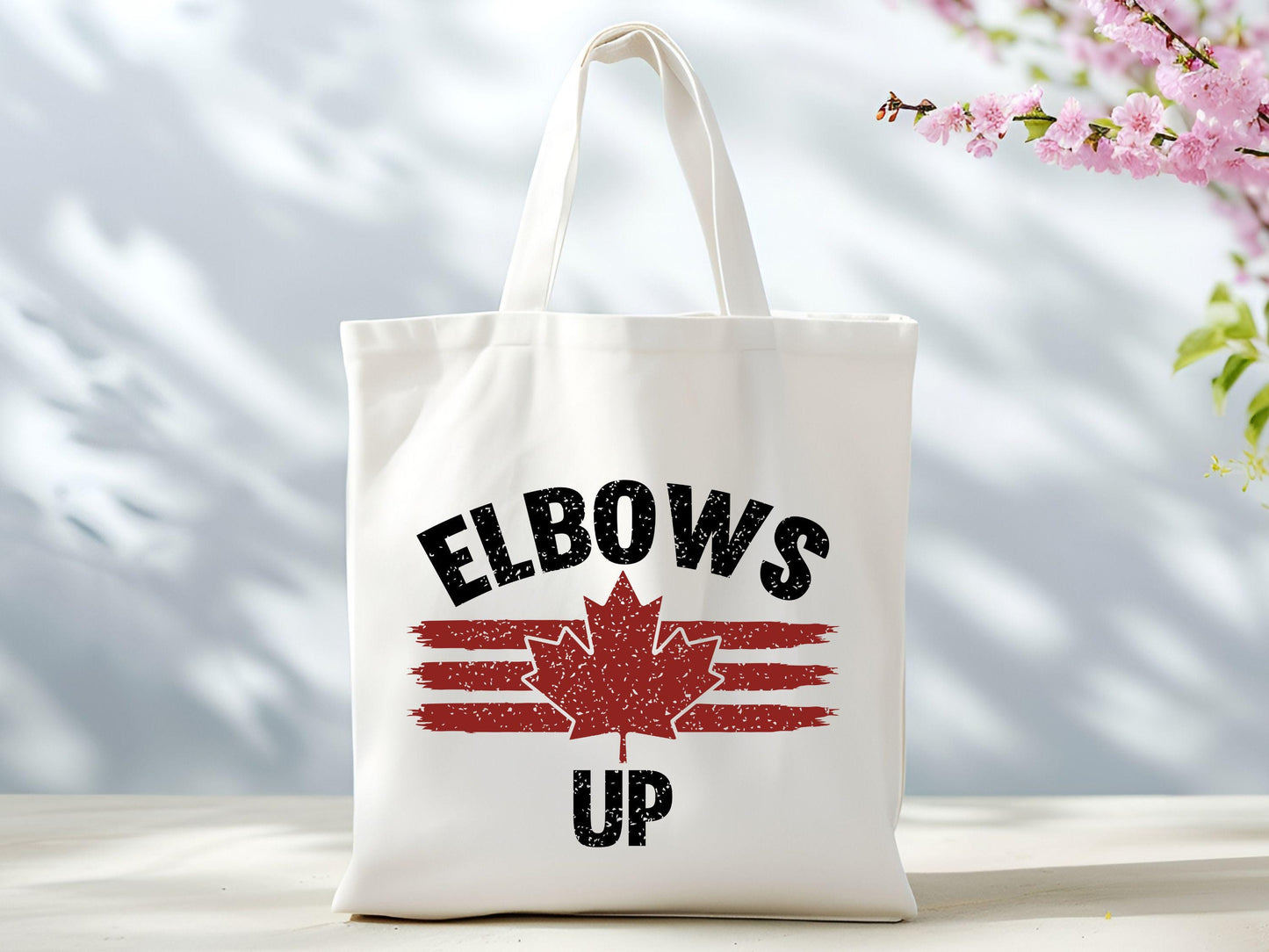 Elbows Up Tote Bag Canadian Liberal Protest Bag Political Democratic Social Justice Bag Feminist Tote Support Canada Democracy Gift Tote Bag – Aesthetic Look · Top Pick For Any Outfit