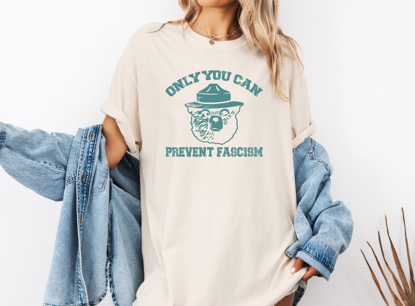 Comfort Color Resisting Bear ShirtOnly You Can Prevent FascismNational Park BearAnti Trump Resist ShirtAnti Fascism GiftResist Persist Graphic Tee – Easygoing Wear · Great Gift For Fans