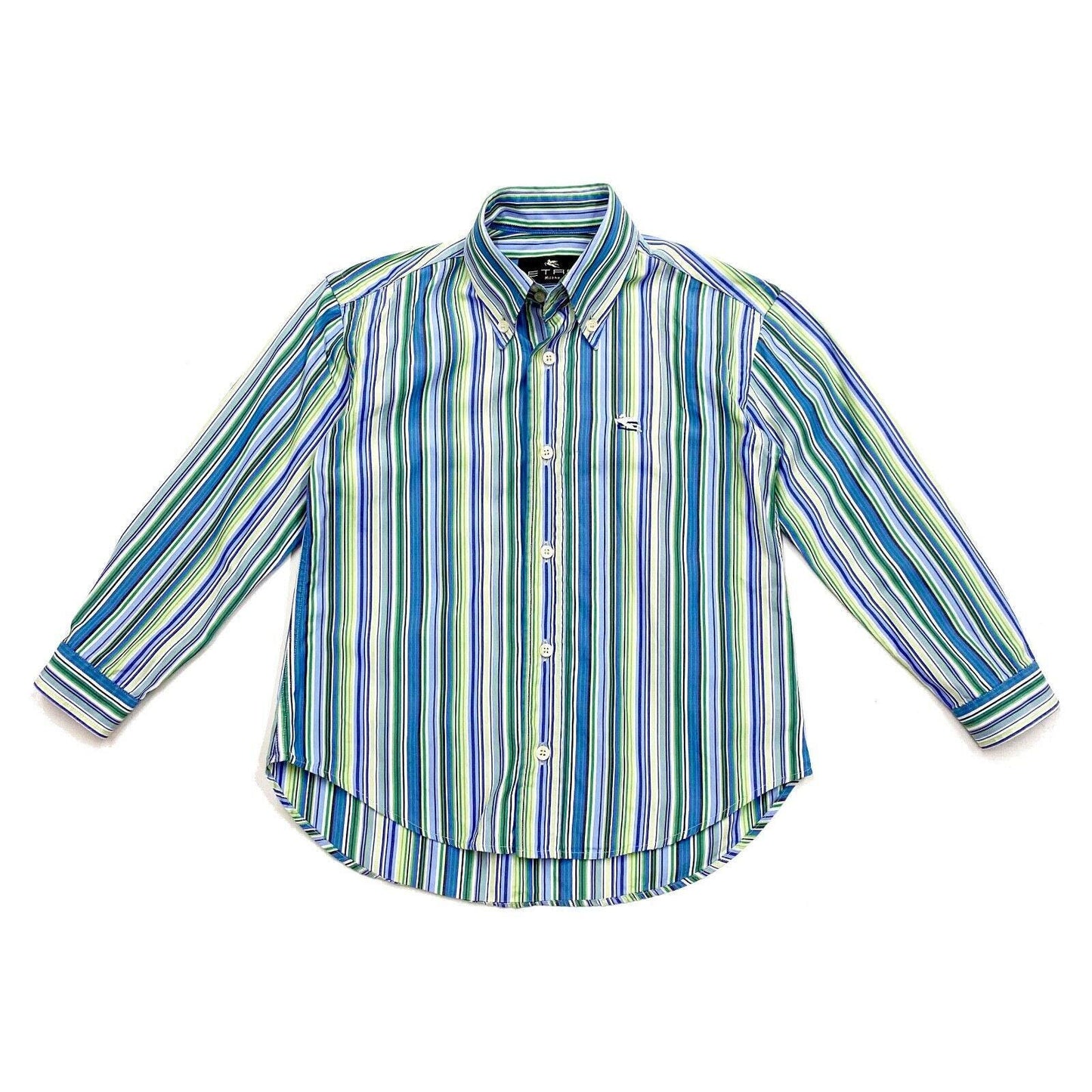 Etro Striped Kids Shirt Vintage High End Designer Button Down Boys Girls VTG Graphic Tee – Everyday Comfort · High-Quality Print