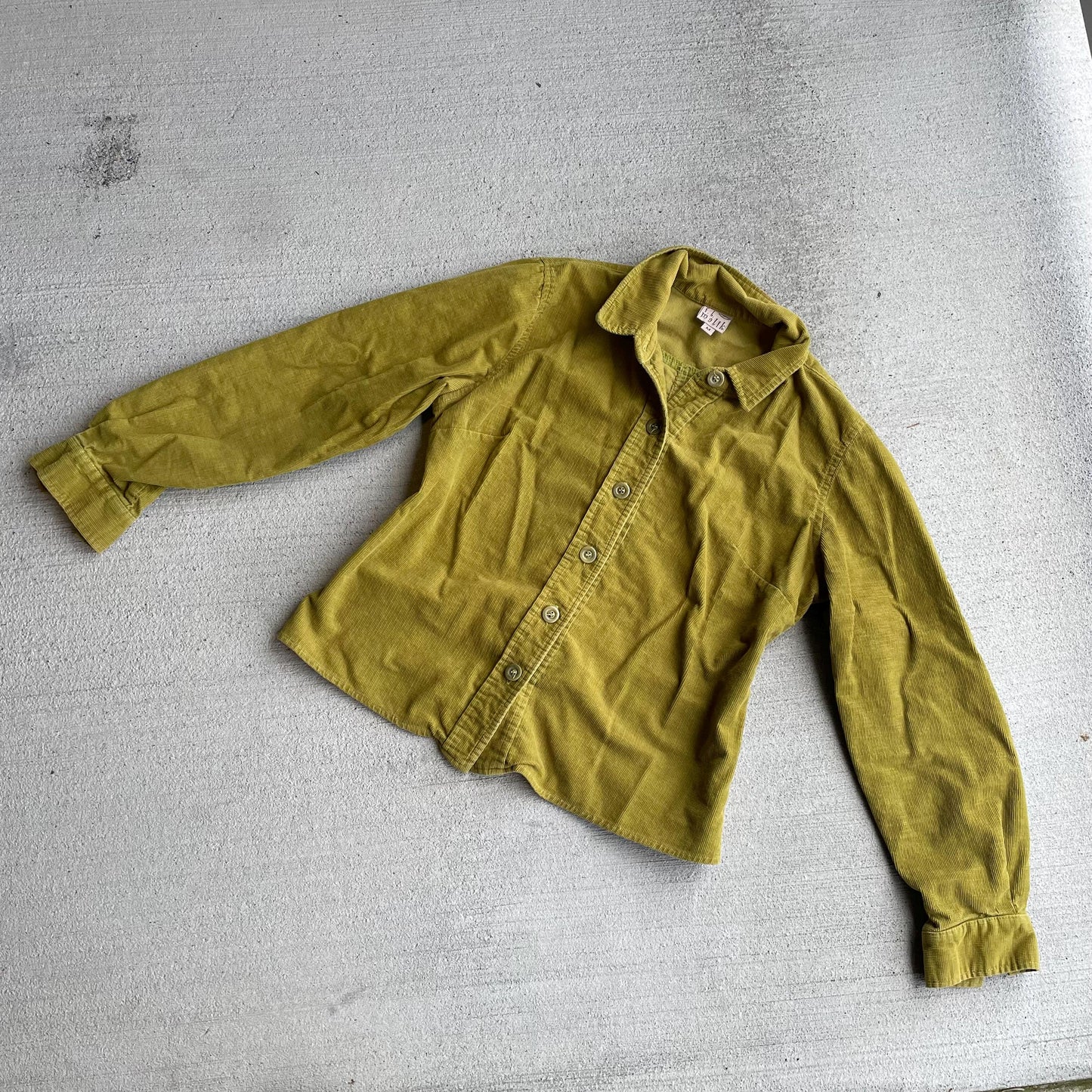 y2k 90s green corduroy lightweight jacket button up blouse chore coat cotton size sm Graphic Tee – Warm & Stylish · Trending Graphic Apparel