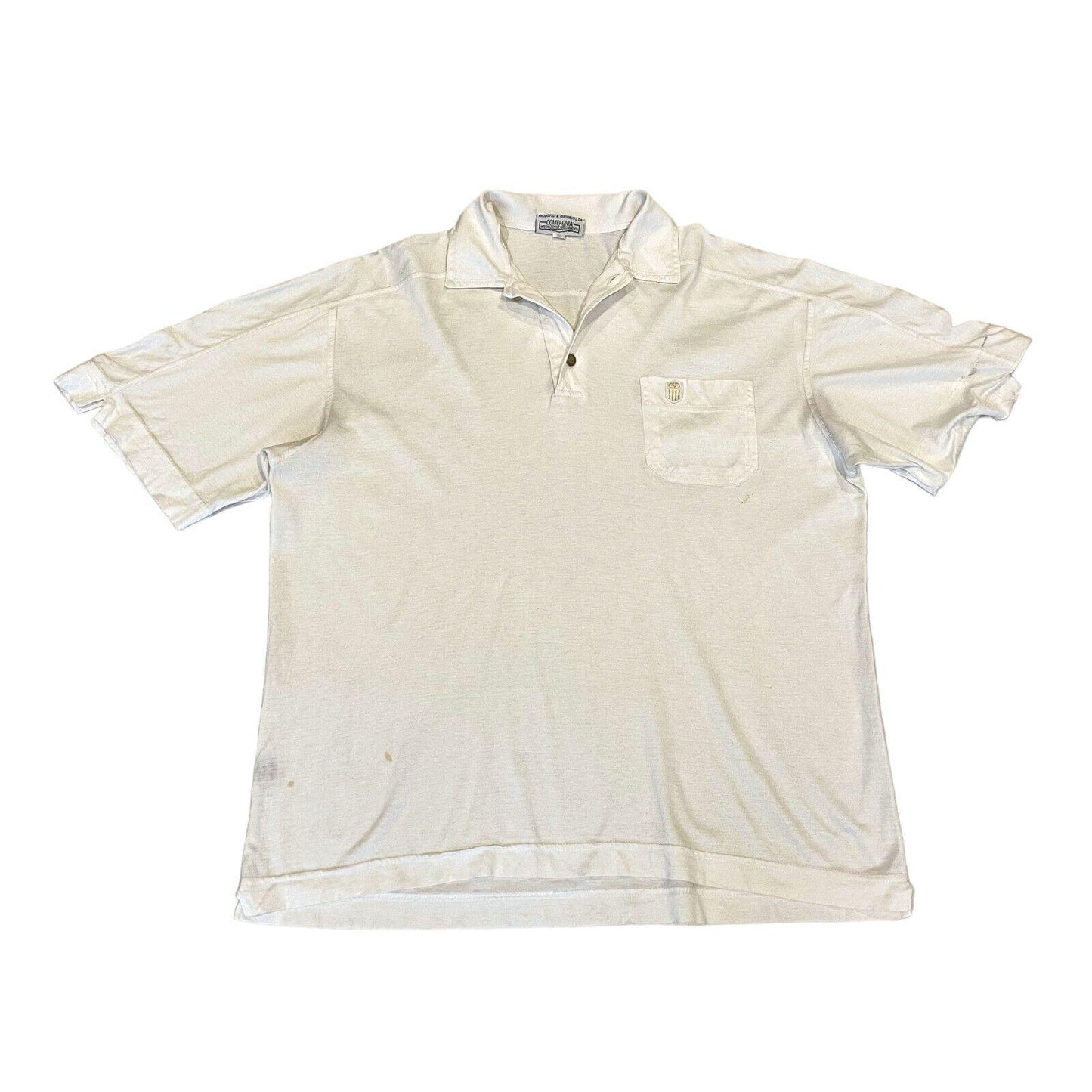 Valentino Mens Polo Shirt Vintage Luxury High End Designer Top White VTG Graphic Tee – Soft Feel · High-Quality Print