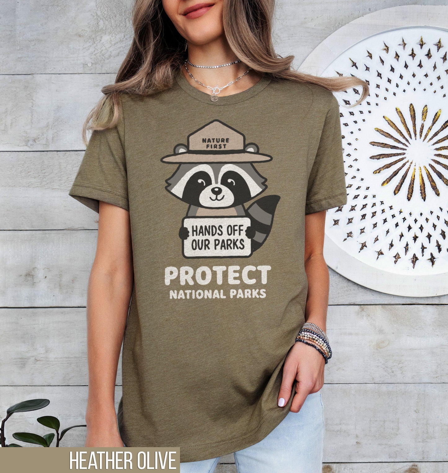 Protect National Parks Shirt Raccoon Shirt Anti Trump Shirt Save the Planet Hiking Shirt Camping Lover Gift Retro Shirt Graphic Tee – Cozy Vibes · Must-Have Style