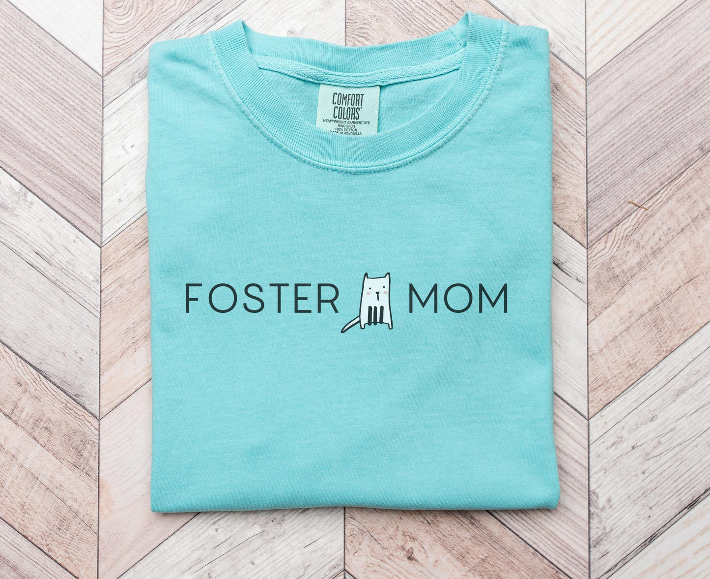 FOSTER MOM Shirt Animal Rescue T shirt Cat Mom Gift for Kitten Foster Moms Graphic Tee – Premium Graphic · High-Quality Print