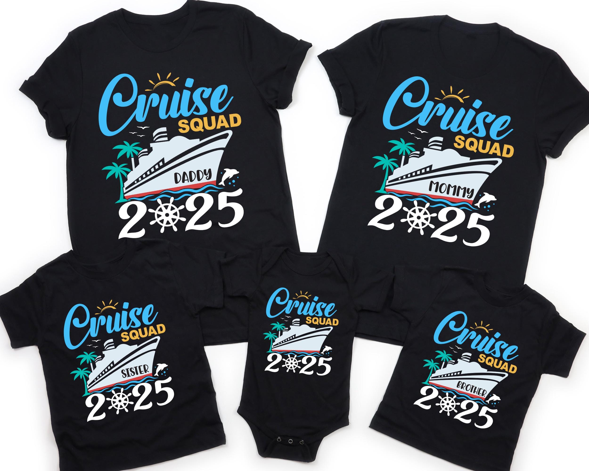 Custom Cruise Squad 2025 Shirt Custom Family Cruise Shirts Custom Cruise Shirt Cruise 2025 Shirt Cruise 2025 Gift Shirt Graphic Tee – Soft Feel · Great Gift For Fans