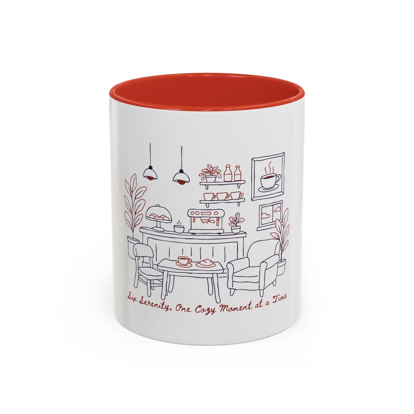 Sip Serenity One Cozy Moment at a Time Coffee Mug Cozy Home Coffee Mug Perfect Gift for Coffee Lovers Tea Time Housewarming Gift Graphic Tee – Cozy Vibes · Perfect For Daily Wear