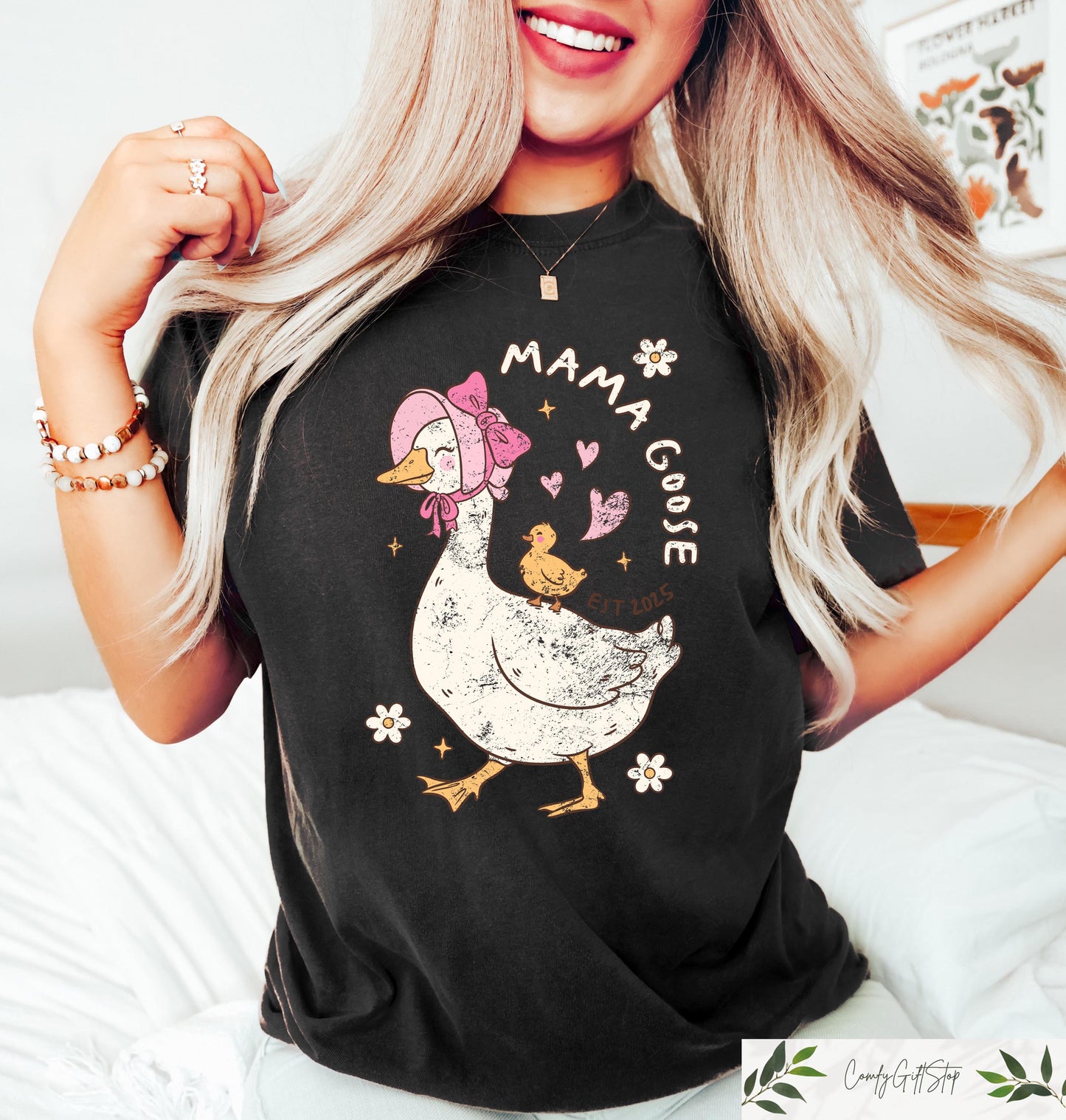 Mama Goose T shirt Mother39s Day Shirt Silly Goose Mama Sweatshirt Funny Mother39s Day Gift Inspirational Mom Crewneck Mother39s Day Tee Sweatshirt – Everyday Comfort · Perfect For Daily Wear