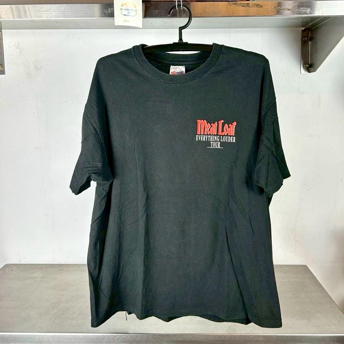 Vintage Vintage 1994 Meat Loaf Everything Louder Tour Singer single stitch T shirt Band tees Graphic Tee – Fan Favorite · Must-Have Style