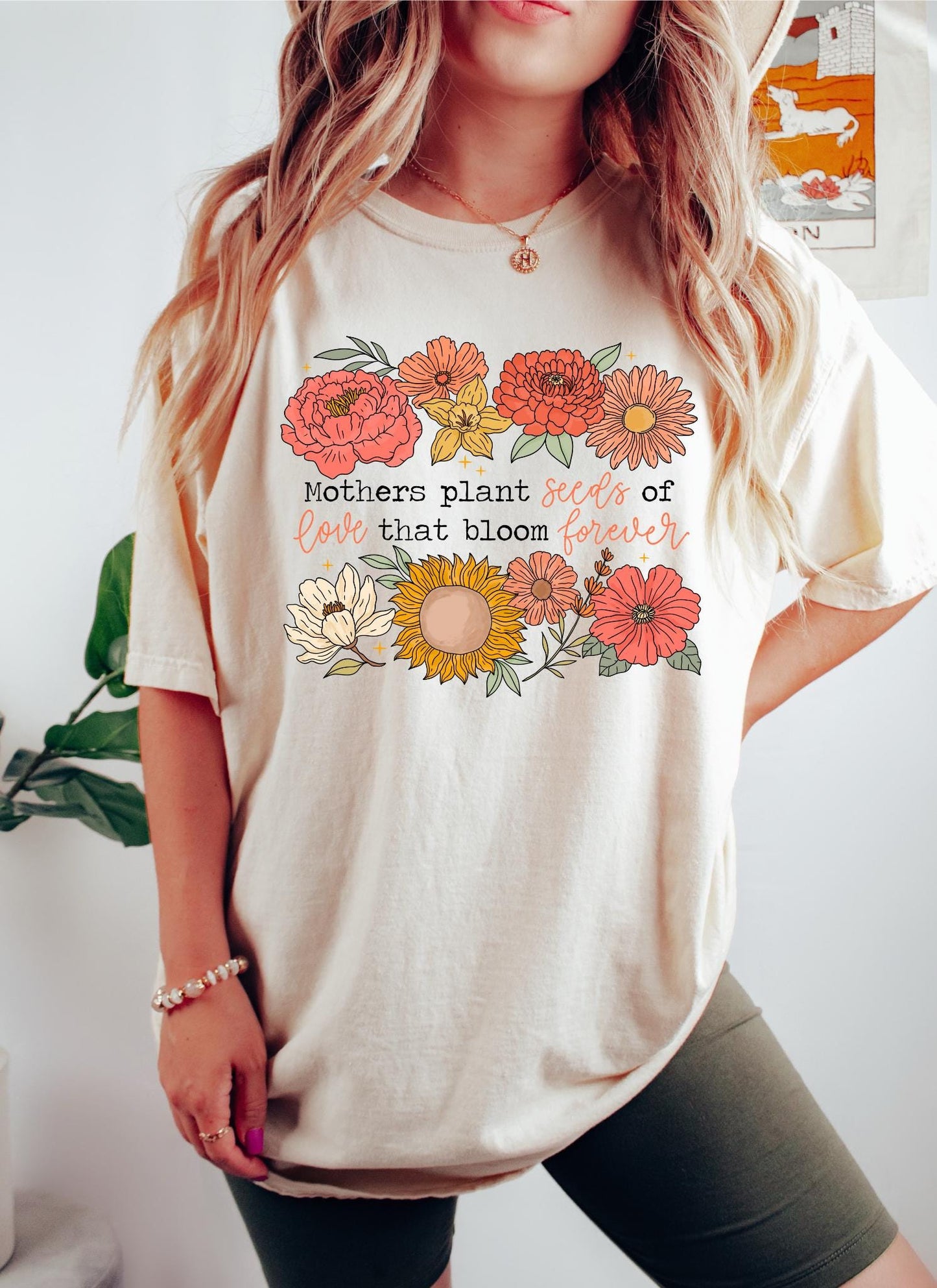 Mothers Plant Seeds of Love Shirt Mom Life ShirtMother39s Day GiftGift for Mom Mom GiftGift for herCute T shirt for mom Graphic Tee – Feel-Good Design · Perfect For Daily Wear