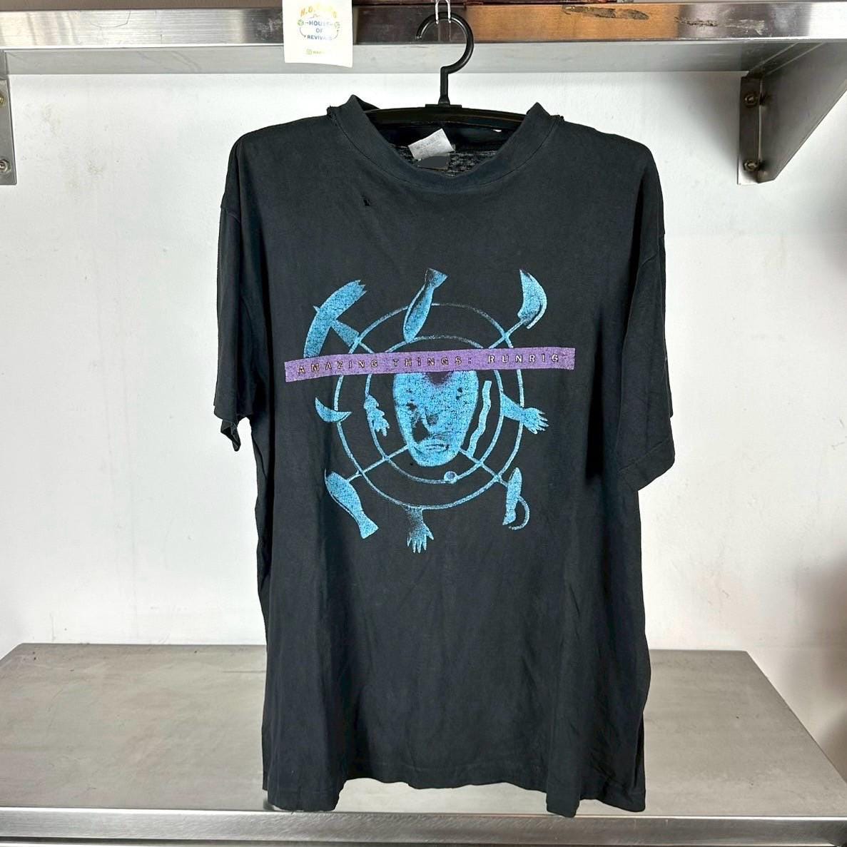 Vintage 1993 Runrig Amazing Things Album Rock Band XL Single Stitch T Shirt Band tees Graphic Tee – Easygoing Wear · Must-Have Style